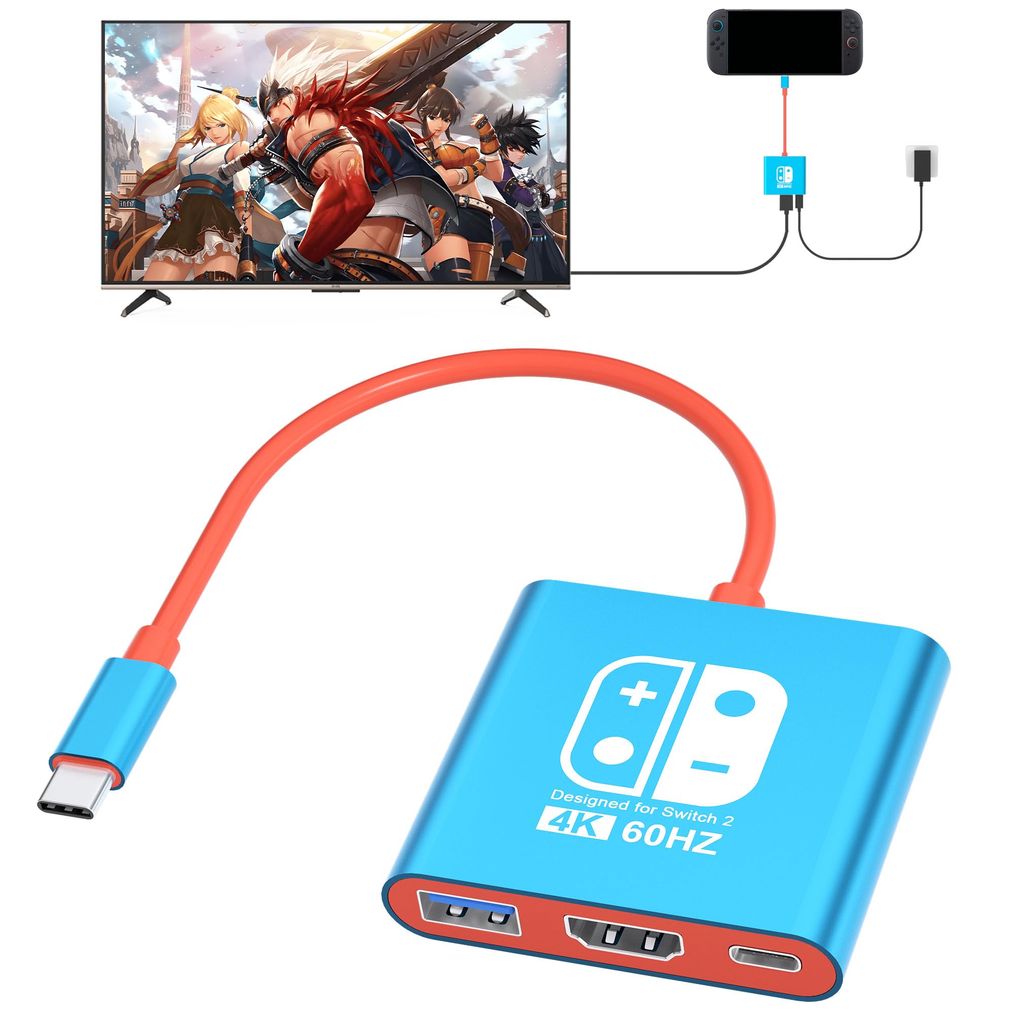 Amazon.co.jp: Switch 2 ドック 小型 アルミニウム合金の外装 【新登場