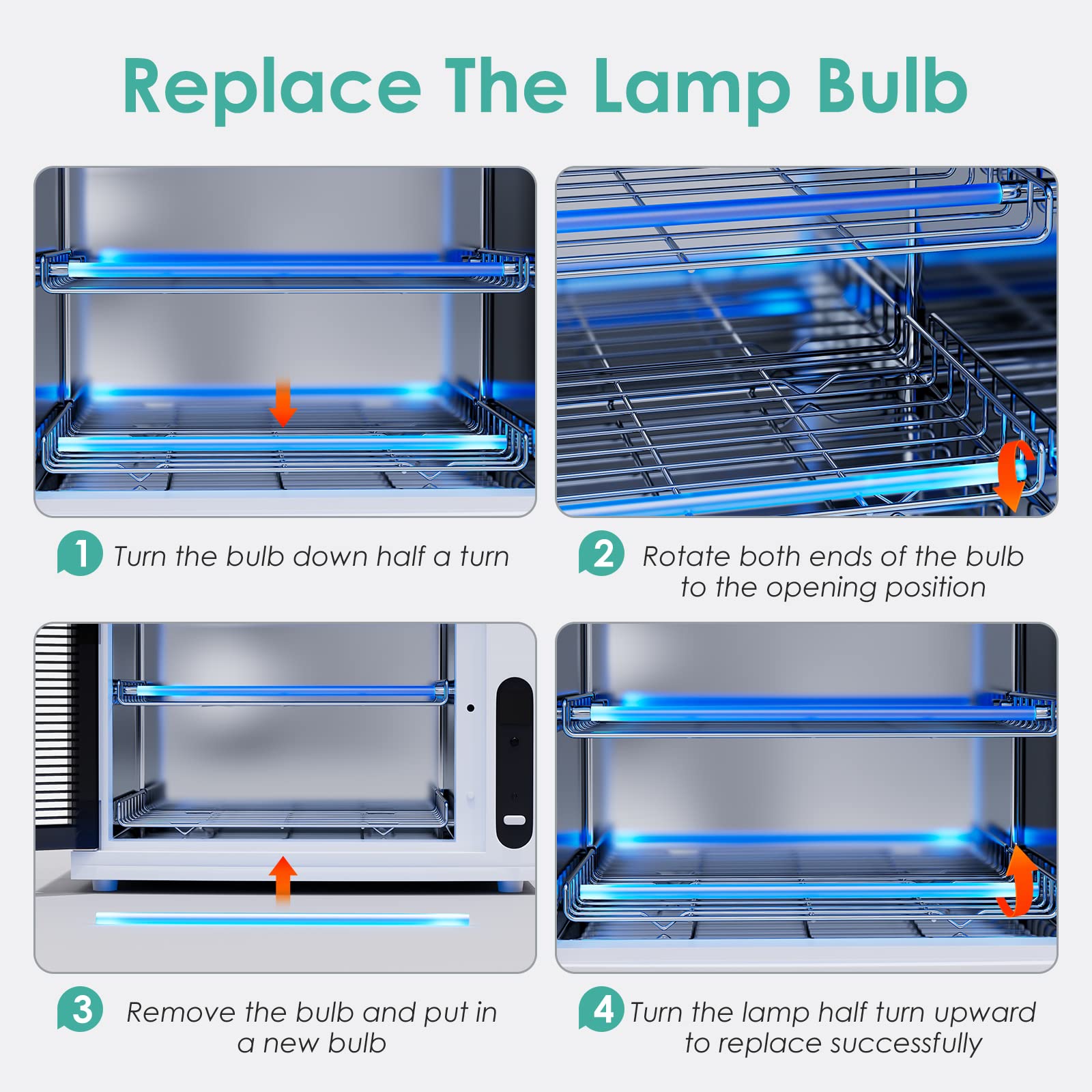 BRBLUERISE Nail Tool Cleaning Machine 17.14L Big Capacity UV Sanitizer Cabinet Salon Equipment for Spa Beauty Home Metal Tools