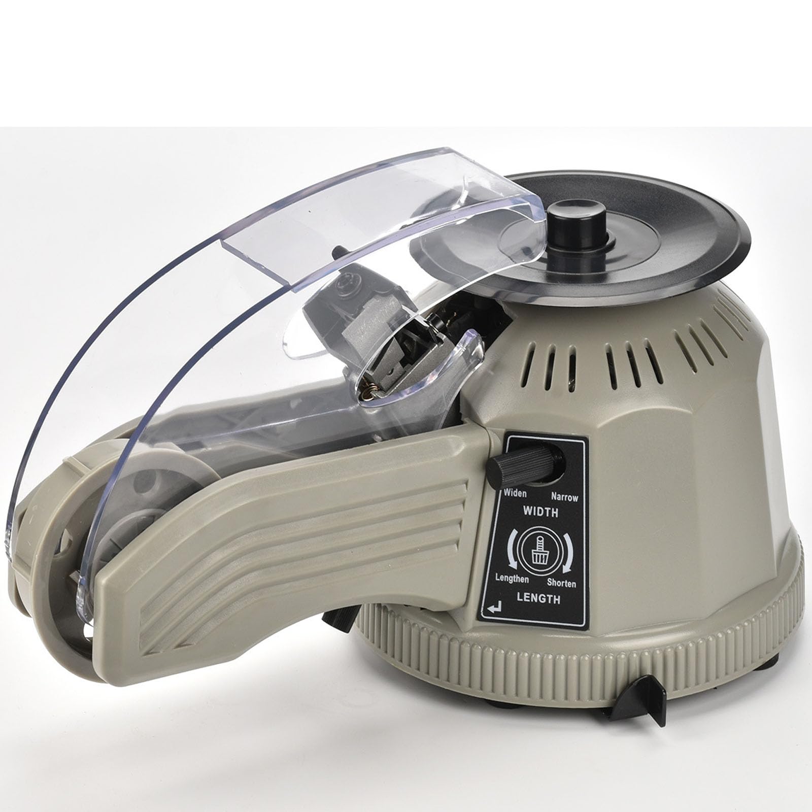 Tape Dispenser Rotary Disc Tape Cutting Machine, Automatic Tape Dispenser with 6-60mm Cutting Length, Double-Sided High Temperature Tape, for 5-25mm Width Tape Supply Office, School, Factories