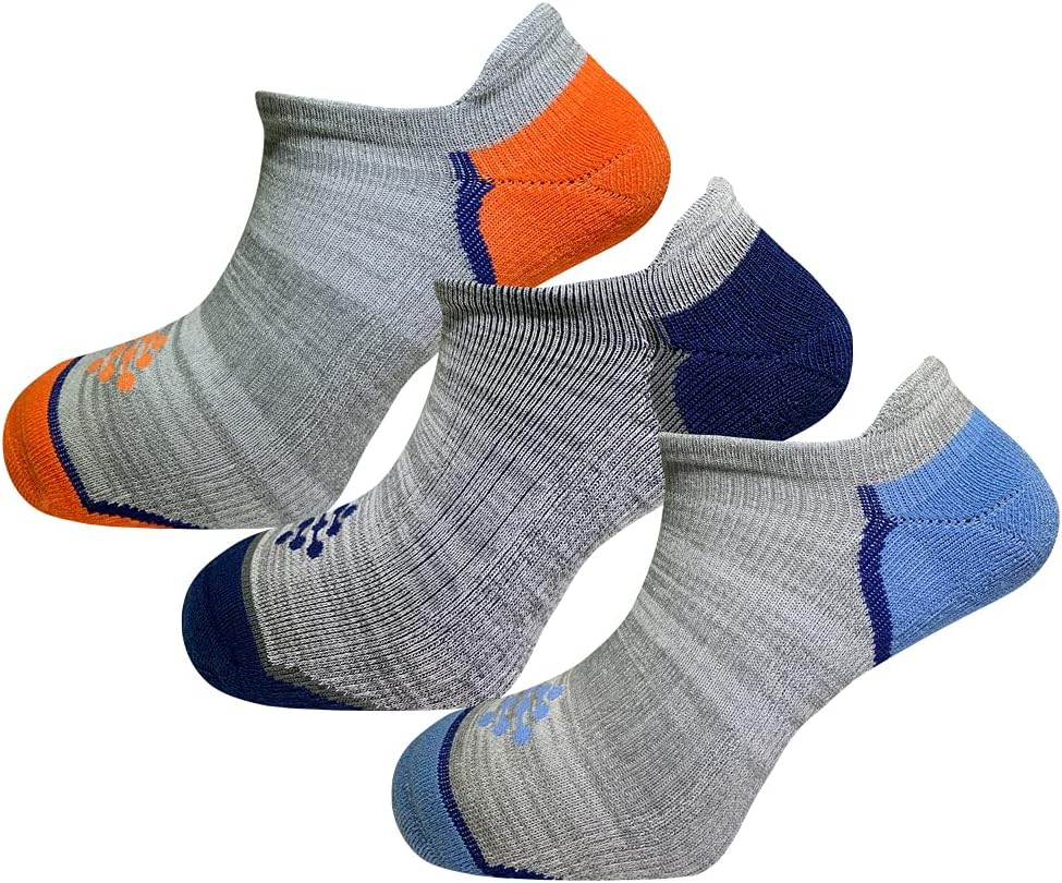 True Energy Women's No Show Socks - Running Socks with Compression + Infrared - 3 Pairs