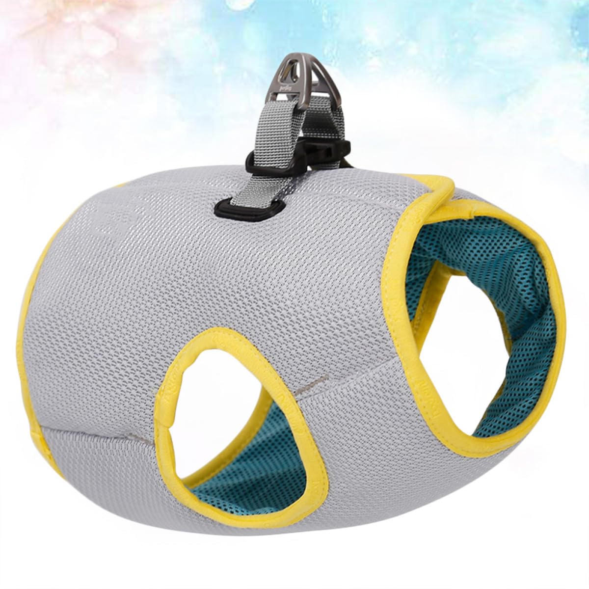 Kisangel Kühlweste Für Hunde Aus Atmungsaktivem Material Wärme Und Schweißabsorbierend Mit Verstecktem Schnellverschluss Und Zugseil Für Outdoor-aktivitäten