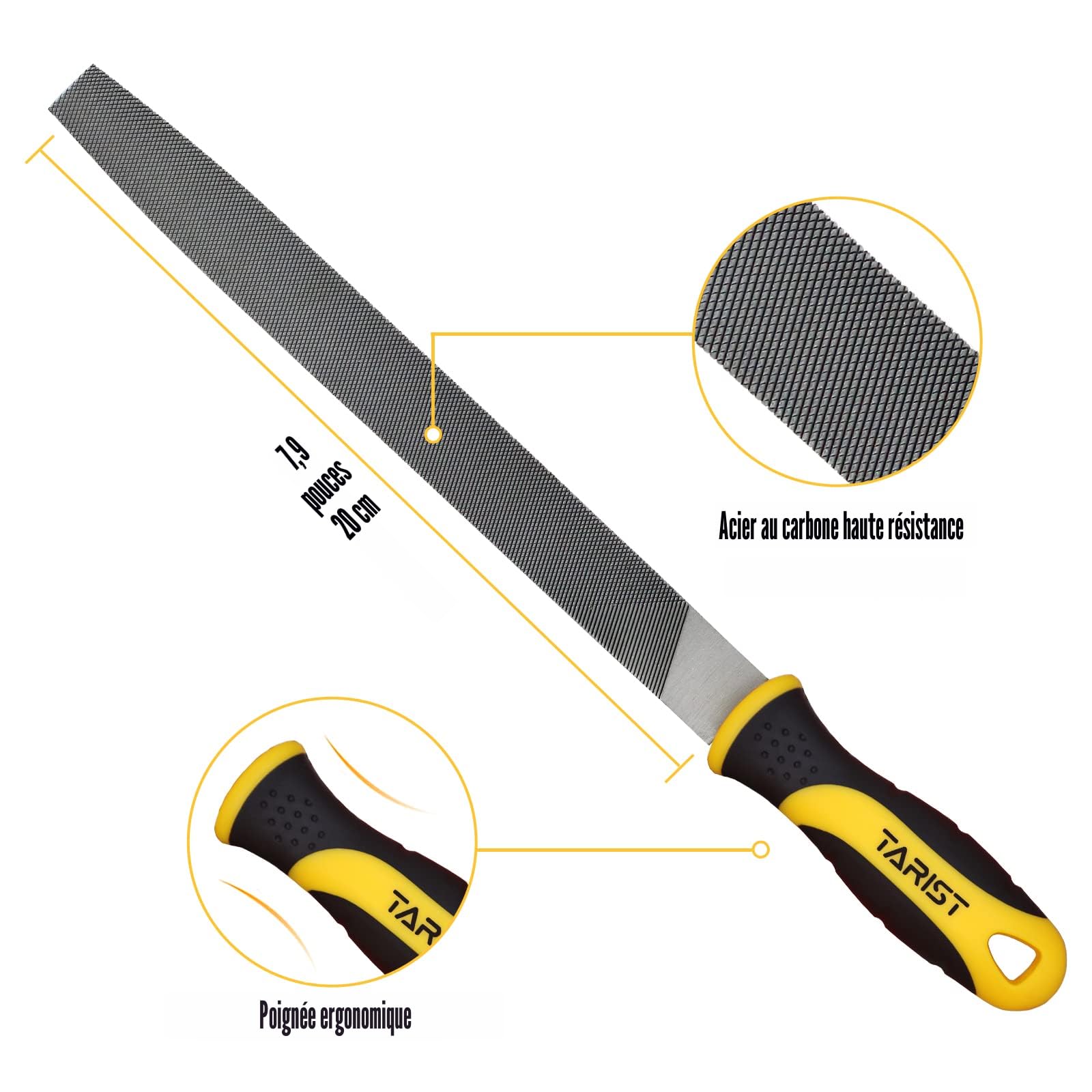 Aramox Lime à Bois Au Toucher Doux, Outil De Sculpture Sur Bois 6