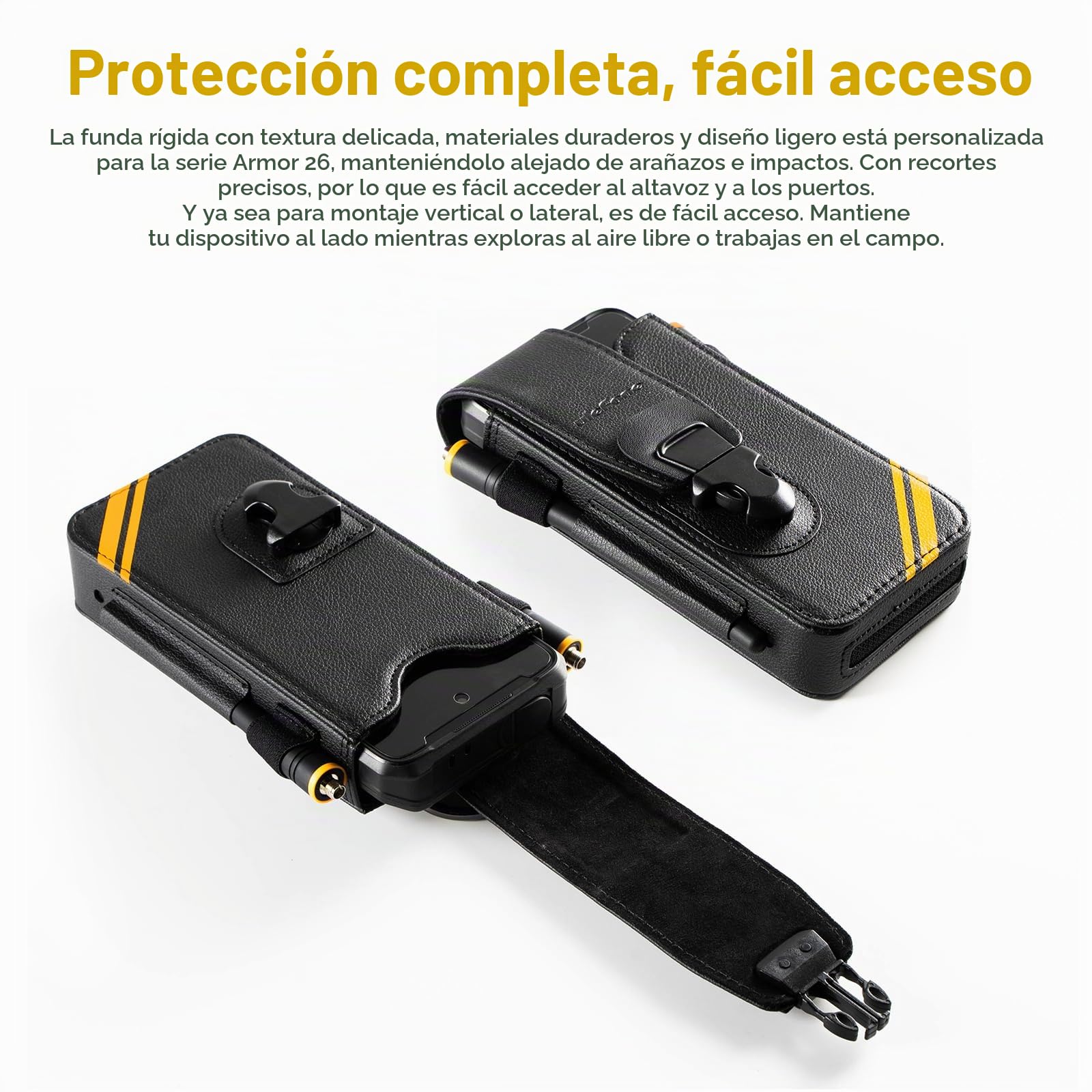 Funda versátil para móvil Ulefone Armor, Compatible con el Ulefone Armor 26 Ultra y Otros teléfonos Inteligentes Ulefone Armor para Exteriores.