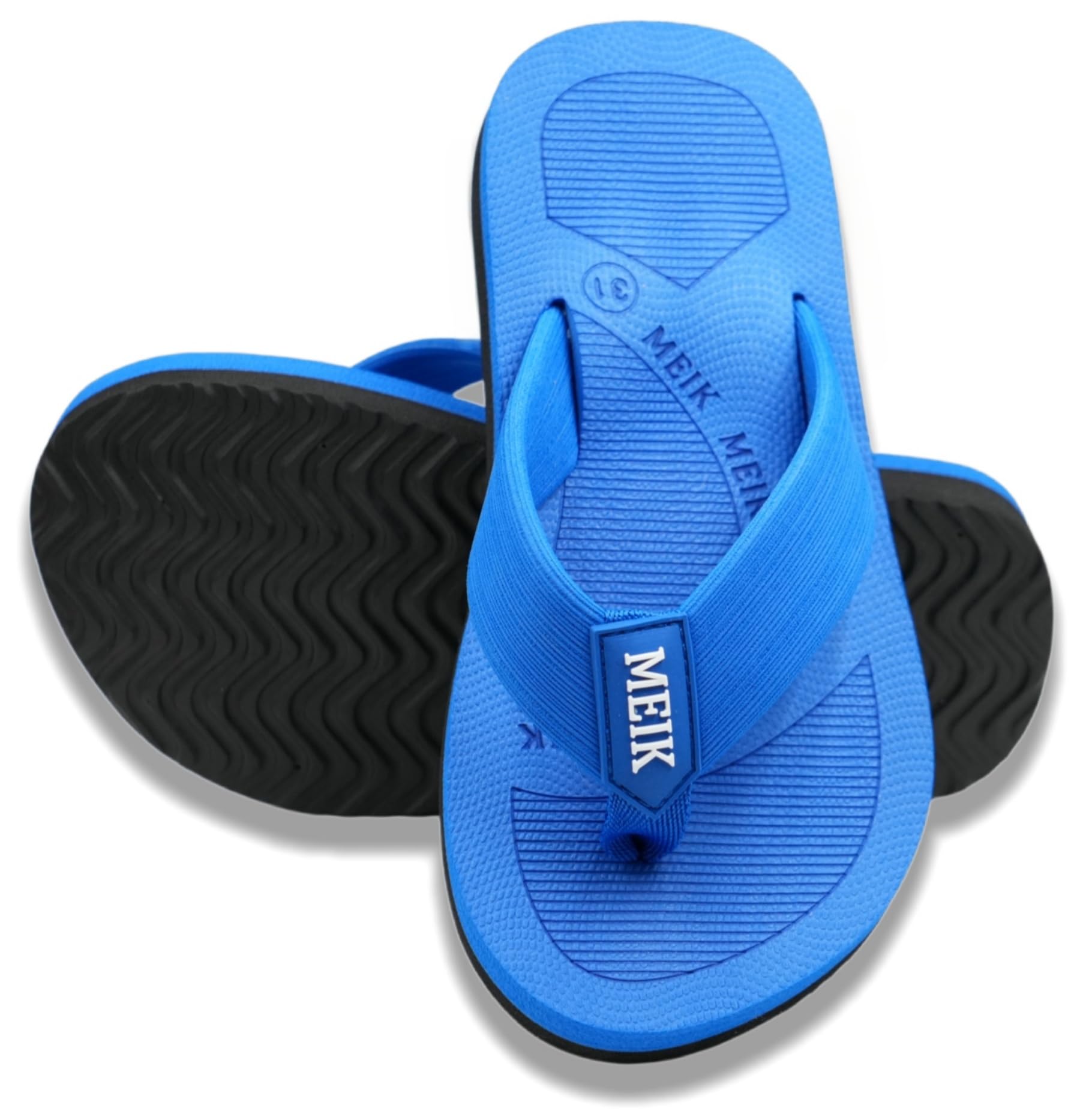 Meik Mangni Kids Boys Girls Flip Flops Comfortable Cushion Thong Sandals Lightweight Slip Resistant Sandals Summer Durable Quick Dry Slide Shower Shoes for Beach Swim Pool — view 11