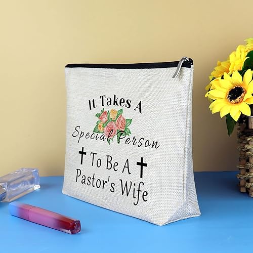 Miniatura 6 de Bolsa de maquillaje para esposa del pastor, regalos de agradecimiento para mujeres, regalo religioso, bolsa de cosméticos, regalo de Navidad,