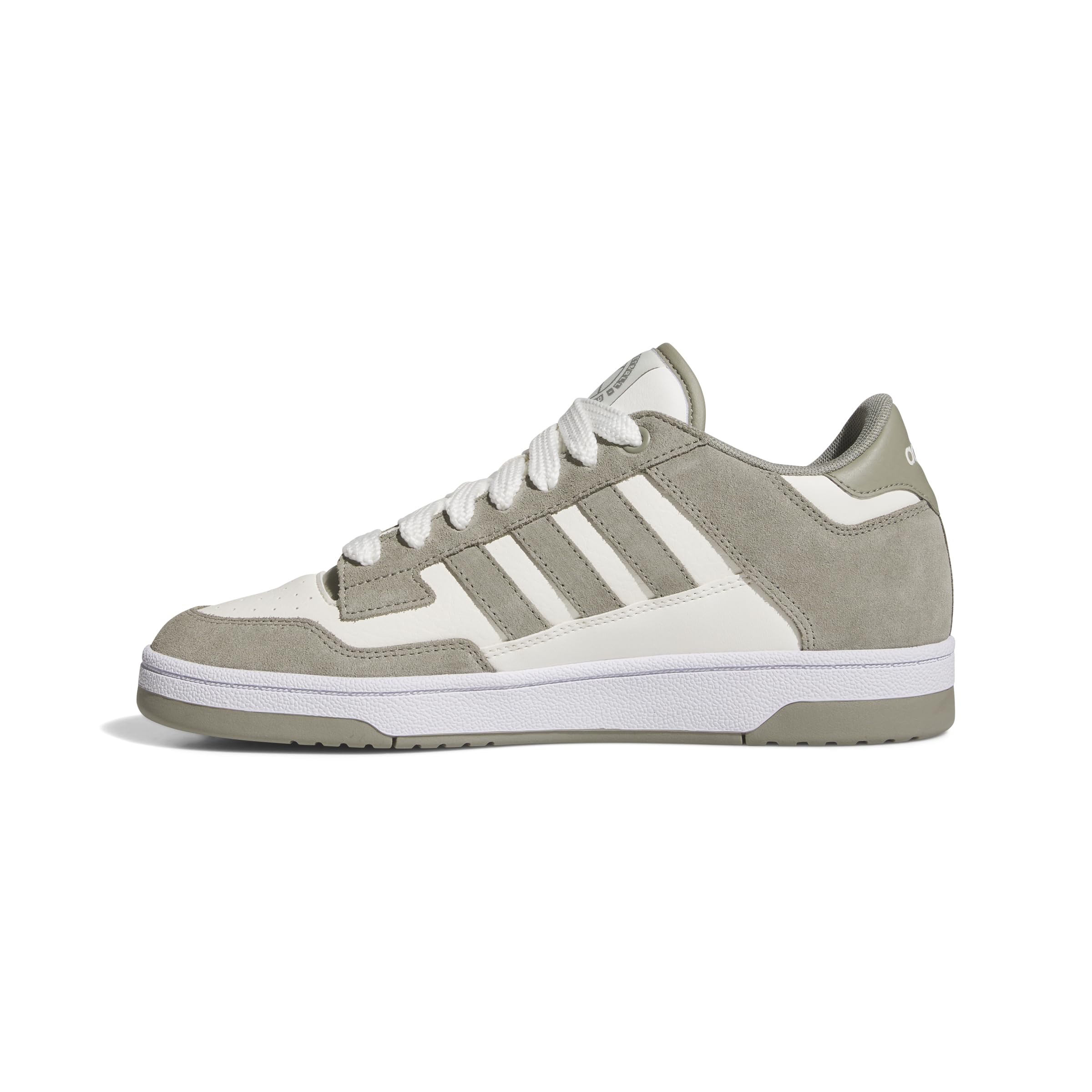 adidas Unisex Rapid Court Low, Silver Pebble/Cloud White/FTWR White, 9 UK