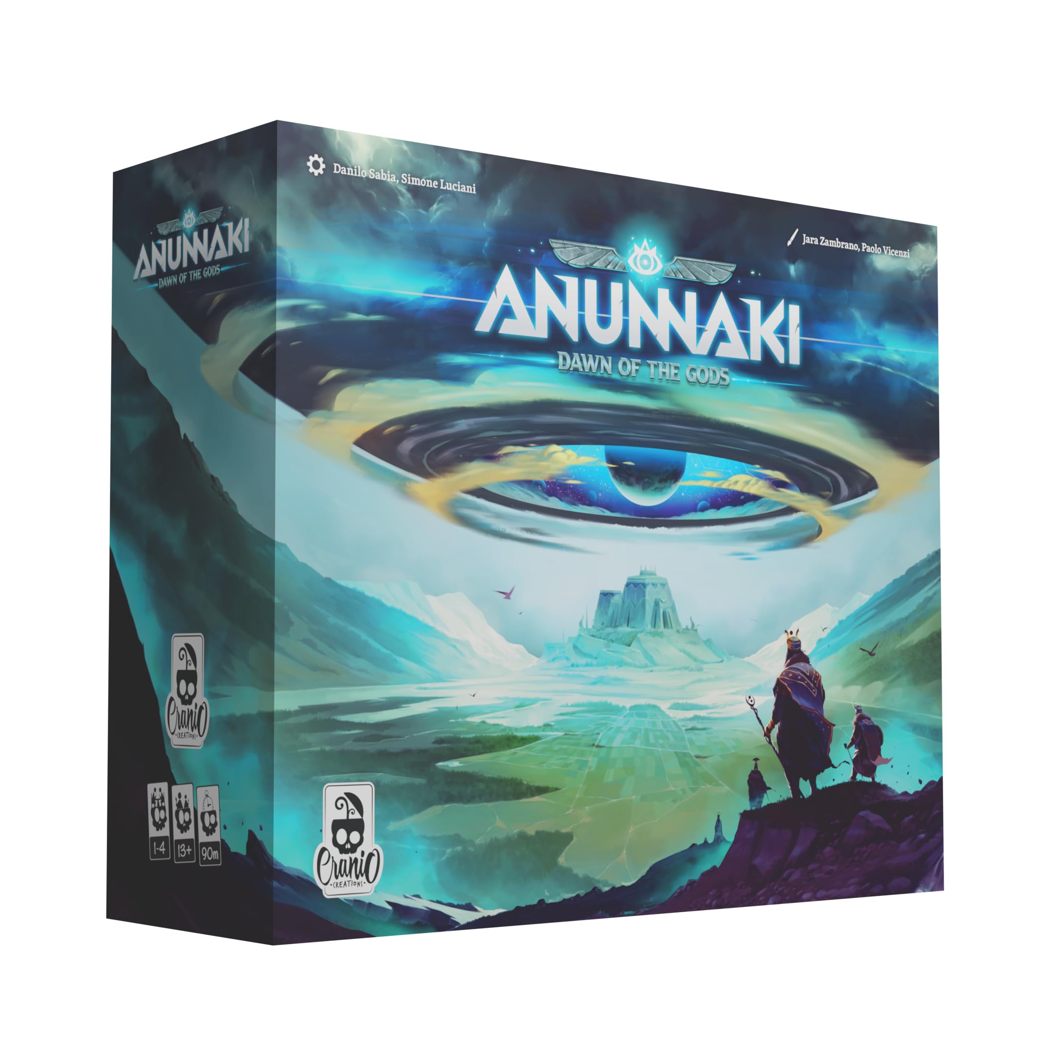 Cranio Creations - Anunnaki Dawn of The Gods, A 4X Eurogame Set In An Ancient Dystopian Past, English Edition