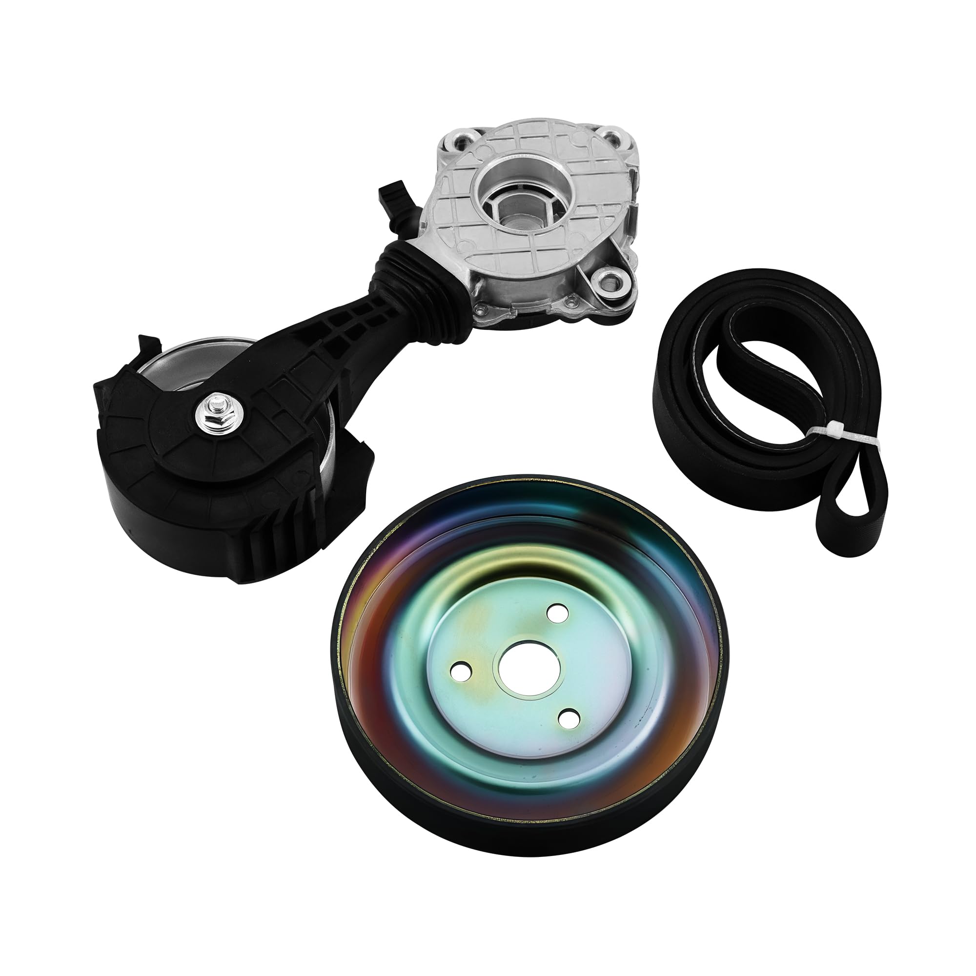 Tendicinghia a serpentina tendicinghia folle e puleggia per pompa dell'acqua, adatto per Mini Cooper, Cooper Paceman, Cooper Countryman 1.6L 2.0L L4/1.5L L3, sostituisce 11287598833