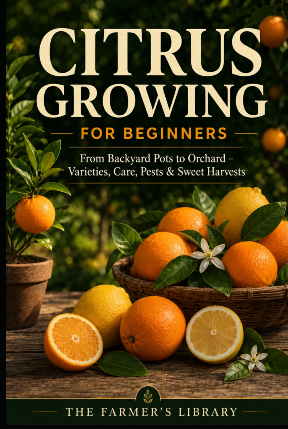 Citrus Growing for Beginners: How to Grow Sweet, Juicy Citrus in Pots or Backyard Orchards: A Practical Guide to Varieties, Care, Pruning, Pest Control and Year-Round Citrus Harvests