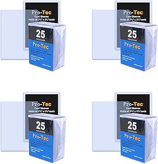 (100 Pack) 4 25 Pack Topload Card Holder 35PT Toploaders Cards Trading Card Sleeves for Baseball Football Basketball Hockey Golf 3