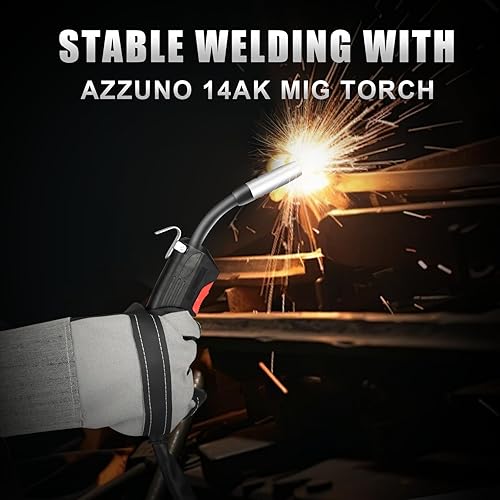 Miniatura 6 de AZZUNO Pistola de soldadura MIG 14AK con cable de 10 pies, para AZZUNO MIG-135F