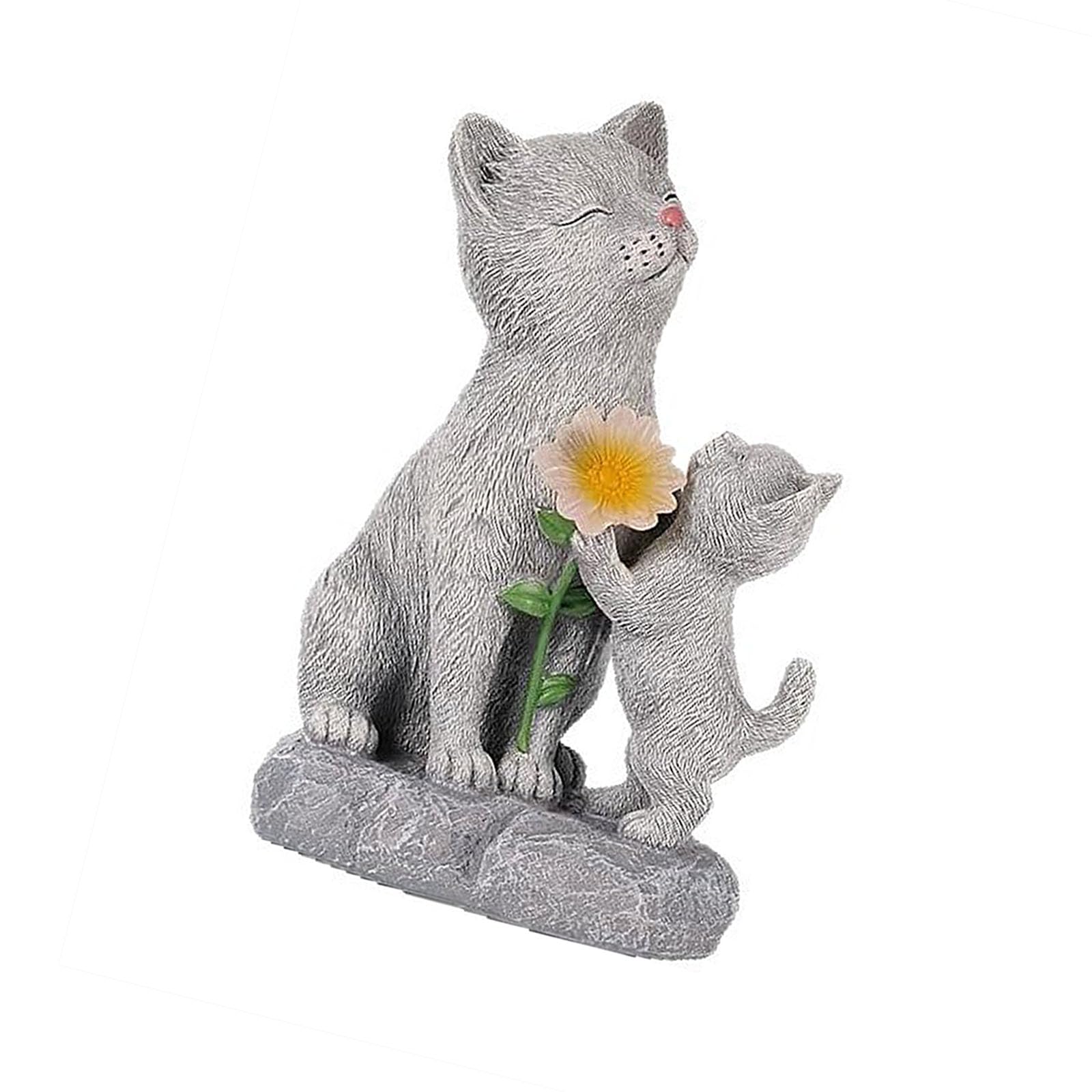 Unique Resin Garden Accent Stake Showcasing Whimsical Windstorm Suitable for Deck Balcony and Terrace Continuous Garden Accents