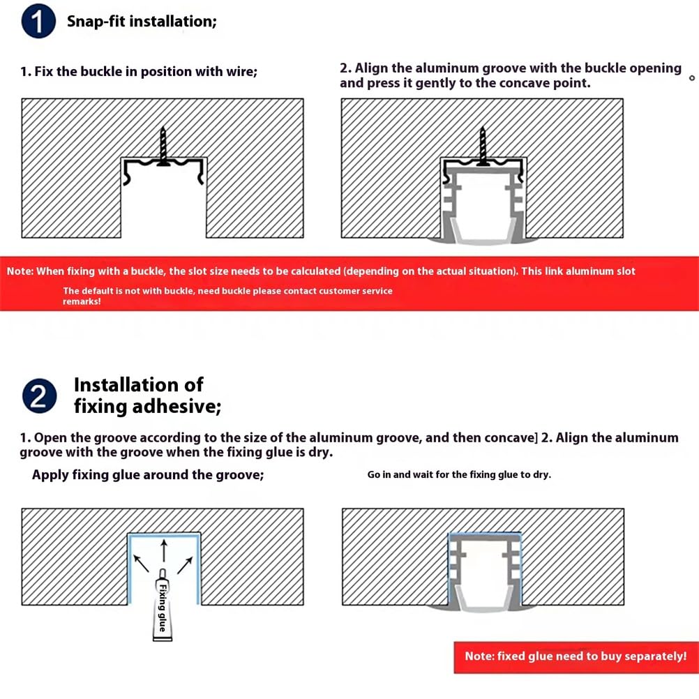 6 m U-förmiges LED-Aluminiumprofil, schwarzer K mit milchig-weißer Abdeckung, 6 m Lichtstreifendiffusor für reibungslose Beleuchtung, 120 x 40 mm, U-S-Systemschienenzubehör