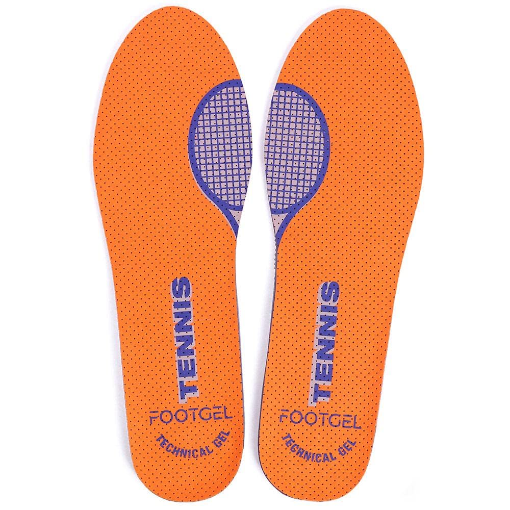 Solette Tennis | Solette Sportive in Gel Uomo/Donna Traspiranti e Confortevoli | Stabilizzanti, Aiutano a Prevenire Infortuni e Dolori a Piedi, Ginocchia e Zona Lombare | Taglie 39-42