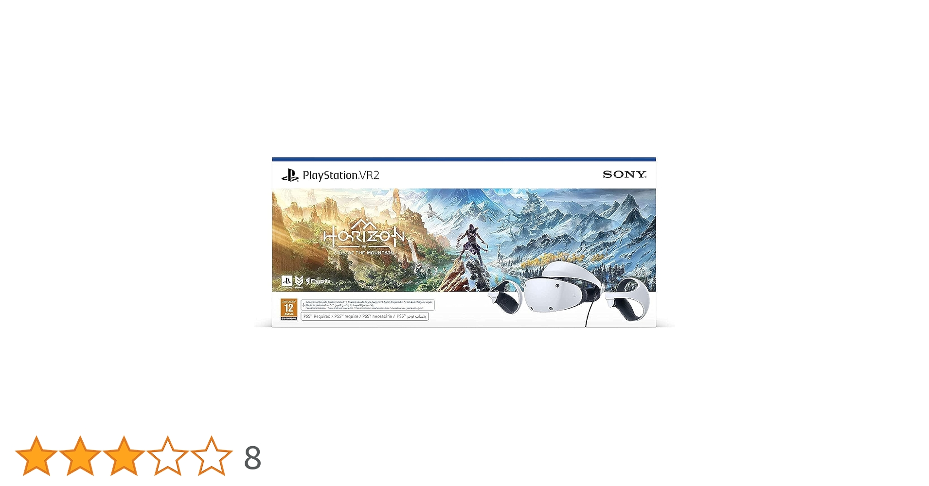 Sony CFI-ZVR1WX 2023 PlayStation Virtual Reality VR2 bundle