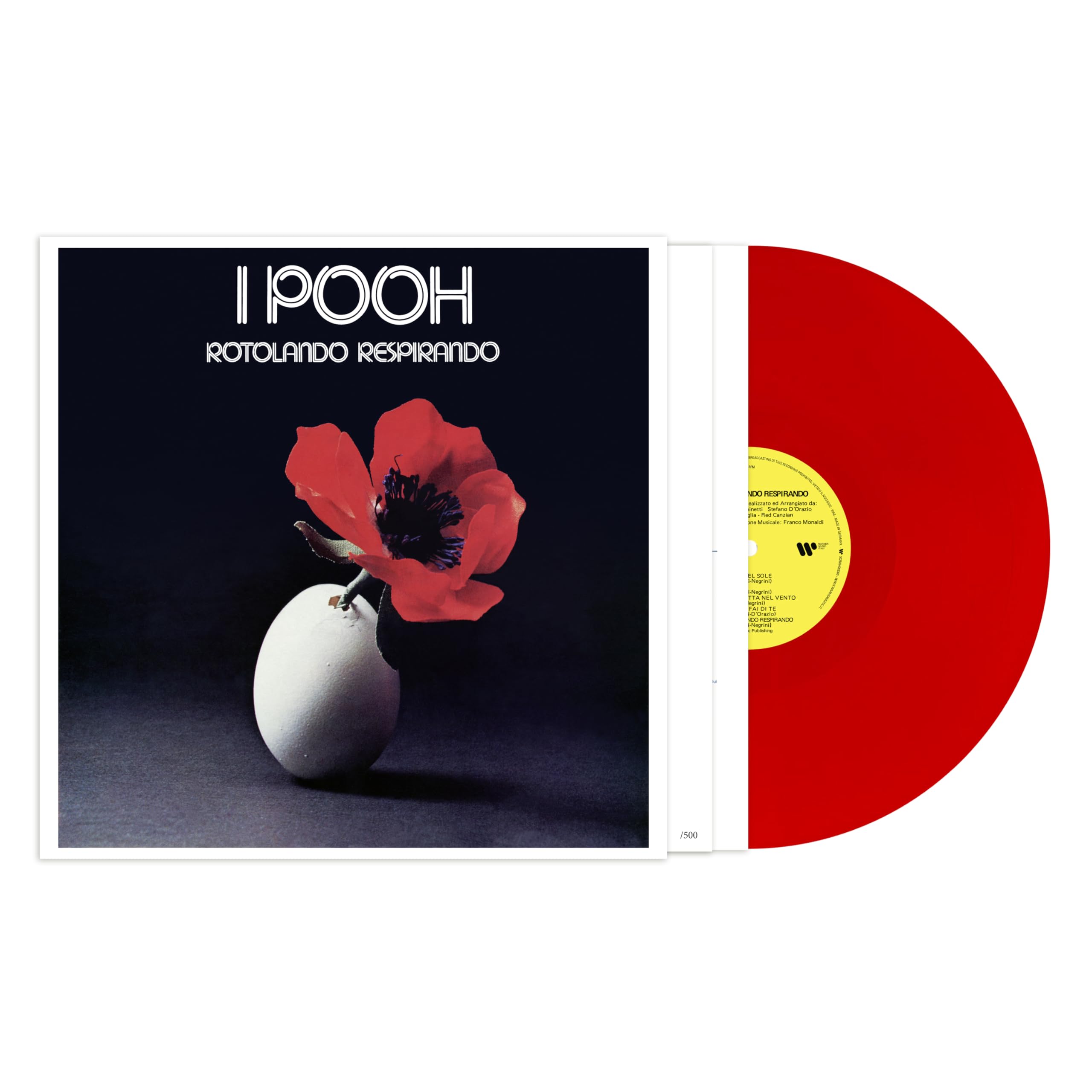 Pooh - Rolling Breathing LP 180 Gram Red Eco Vinyl Numbered Ltd. Ed.