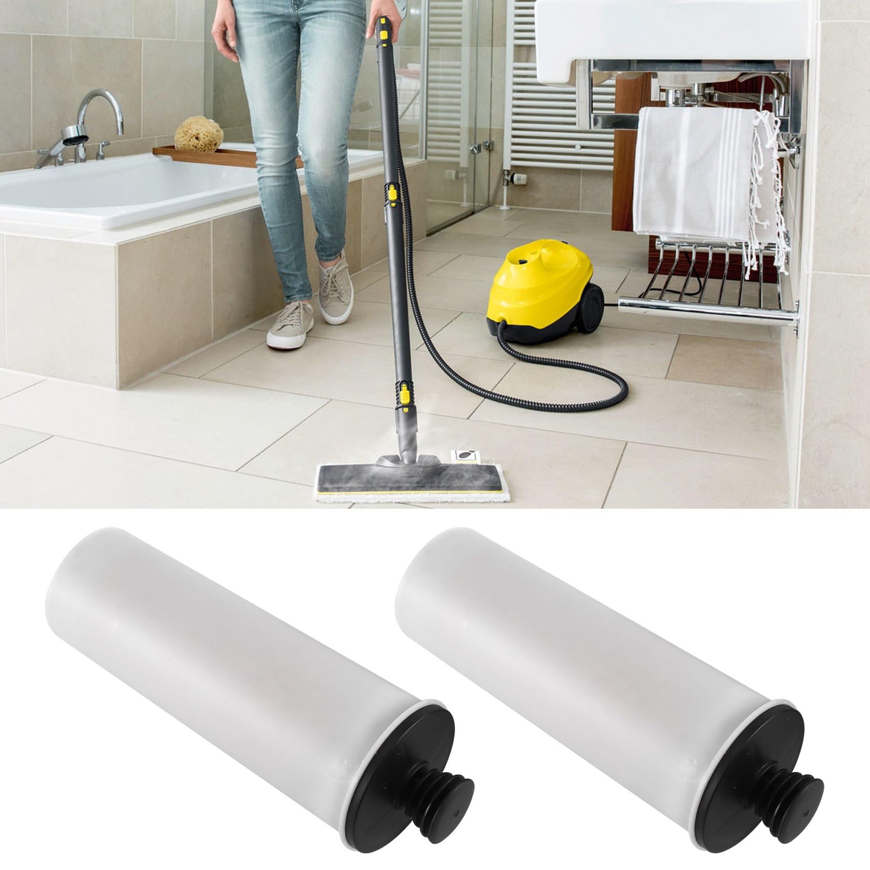2 StüCk Dampf Reiniger Kartusche Entkalkung Stift für SC3 Serie SC 3 Easyfix/SC3MX/SC3 127V BR Entkalkung Filter