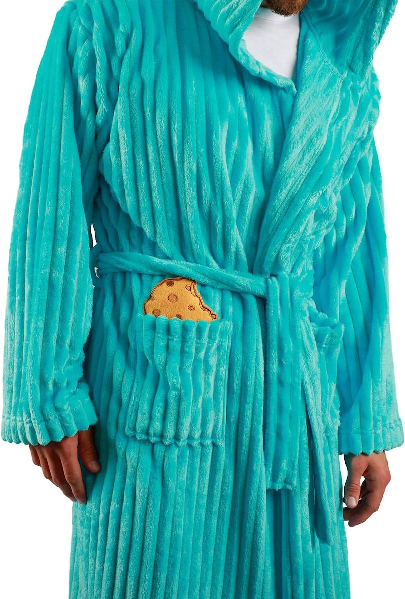 Bioworld Sesame Street Cookie Monster Hooded Robe
