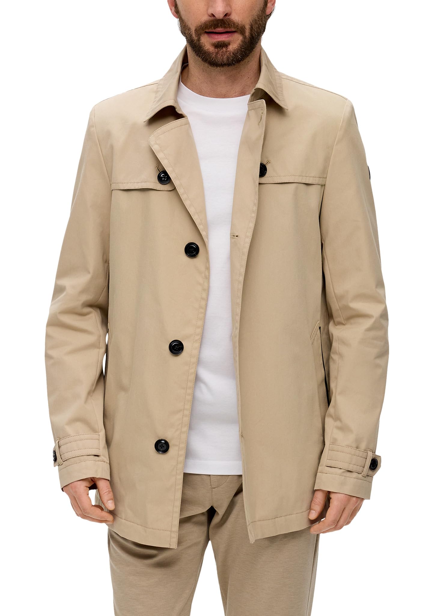 s.Oliver Trenchcoat aus Baumwollmix