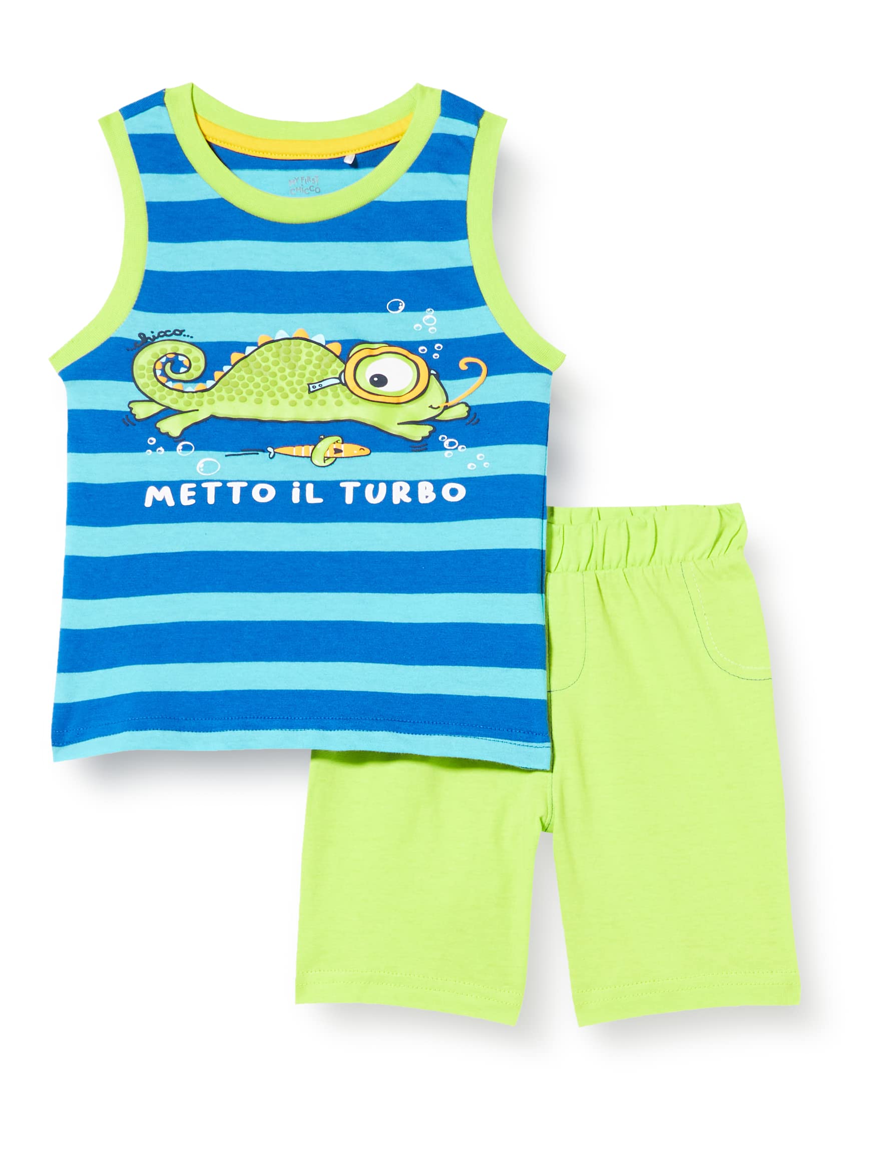 Chicco Conjunto De Niño con Camiseta Y Pantalones Cortos Bebé-Niños
