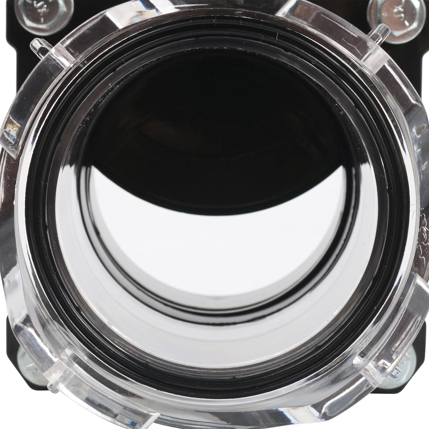 Weather Heavy Duty ABS PP Black Motorhome Sewer Dump Valves 3 Inch Threaded Connection for Trailer Campers Waste Tanks Manual Rotating Handle