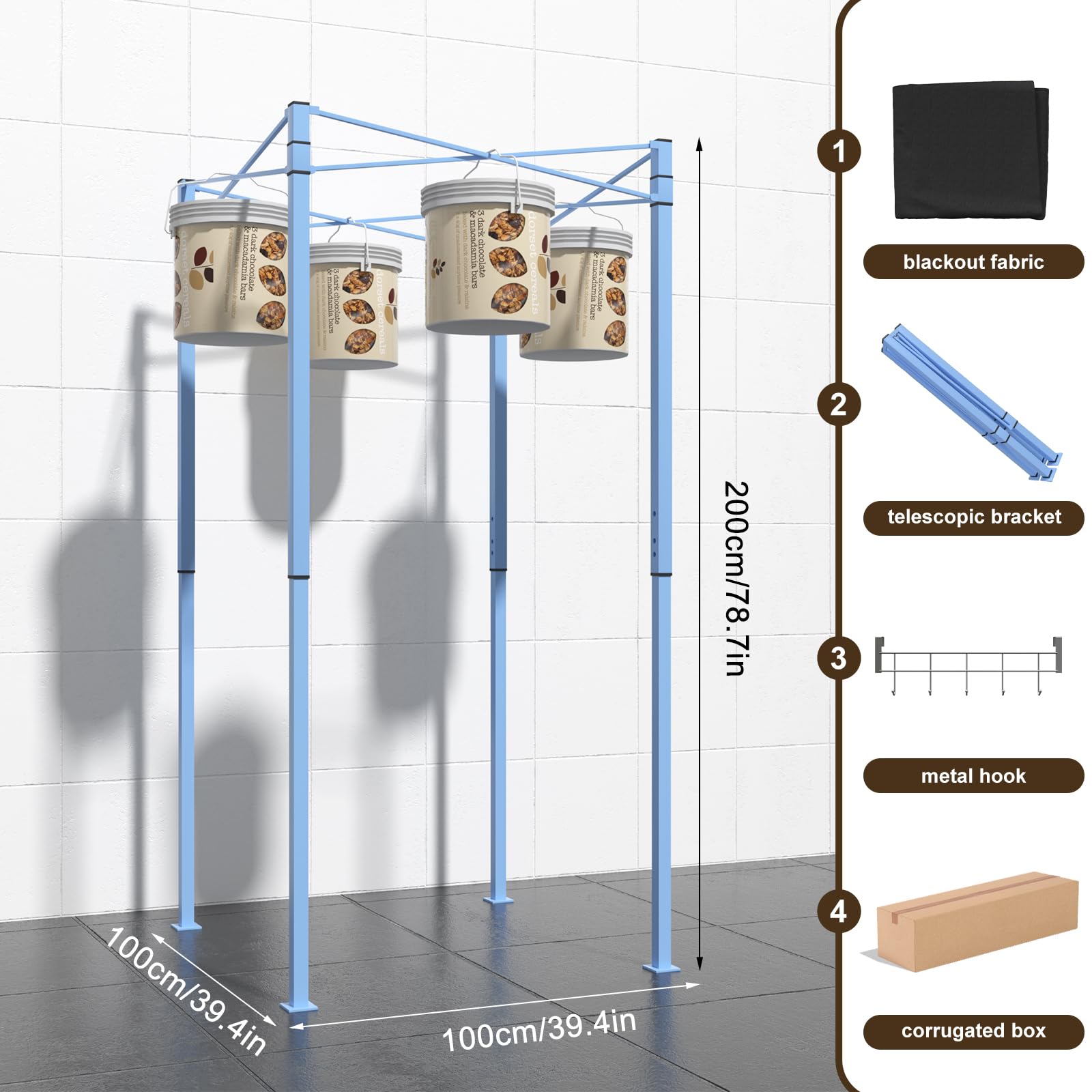 Umkleidekabine, Mobile Umkleidekabine, Tragbarer Umkleidekabine Freistehend, Bodenstehende Temporärer Einfacher Anproberaum, Sichtschutz Vorhänge für Büro Einkaufszentrum (Black, 100X100X200CM)