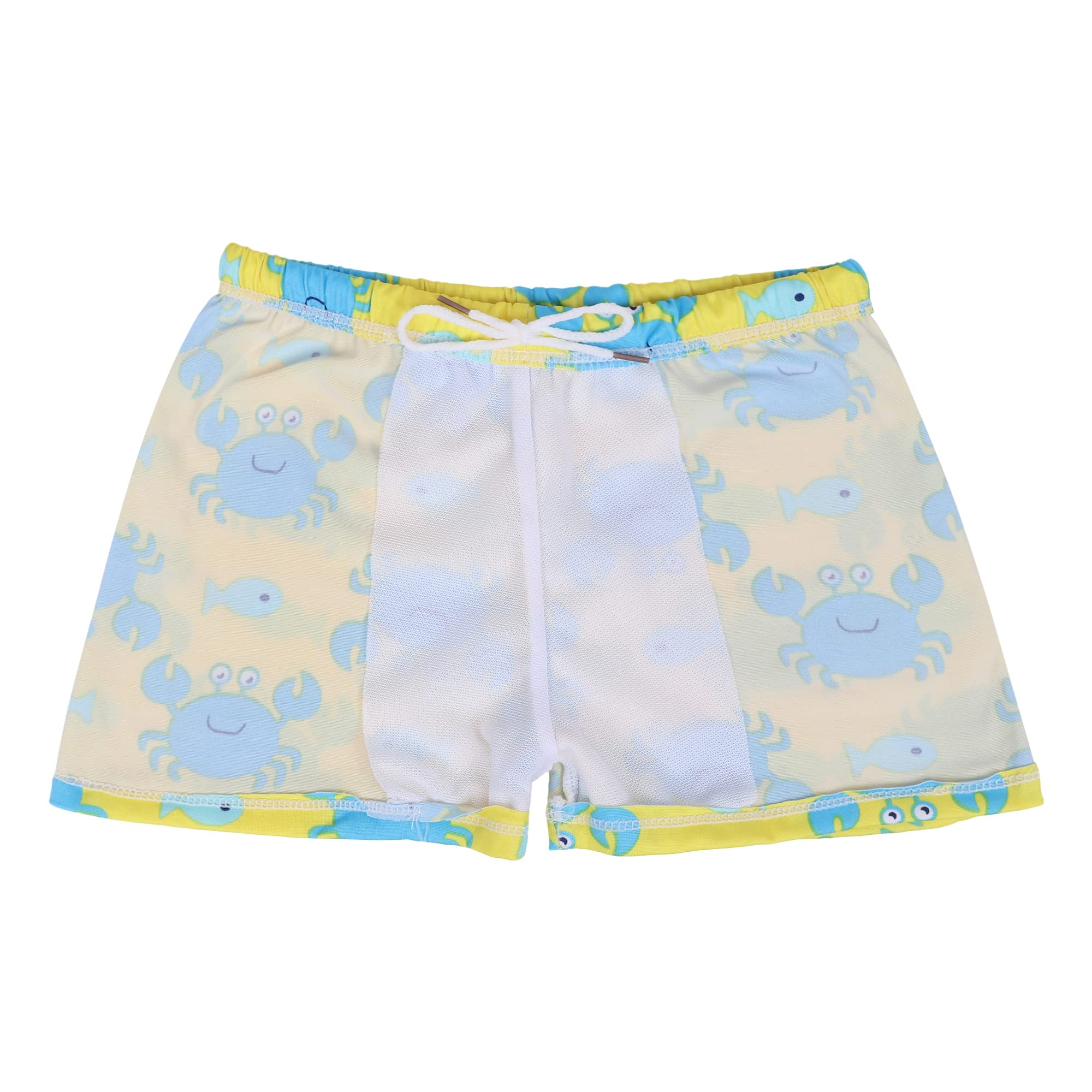 Bubble Berry Swimwear for Boys One-Piece Swimsuit 3-4 Year | Yellow Crab - Image 2 thumbnail