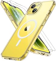 Vista 77 de Miracase - Funda magnética para iPhone 13 de 6.1 pulgadas (compatible con MagSafe) (con 2 protectores de pantalla), protección de grado militar