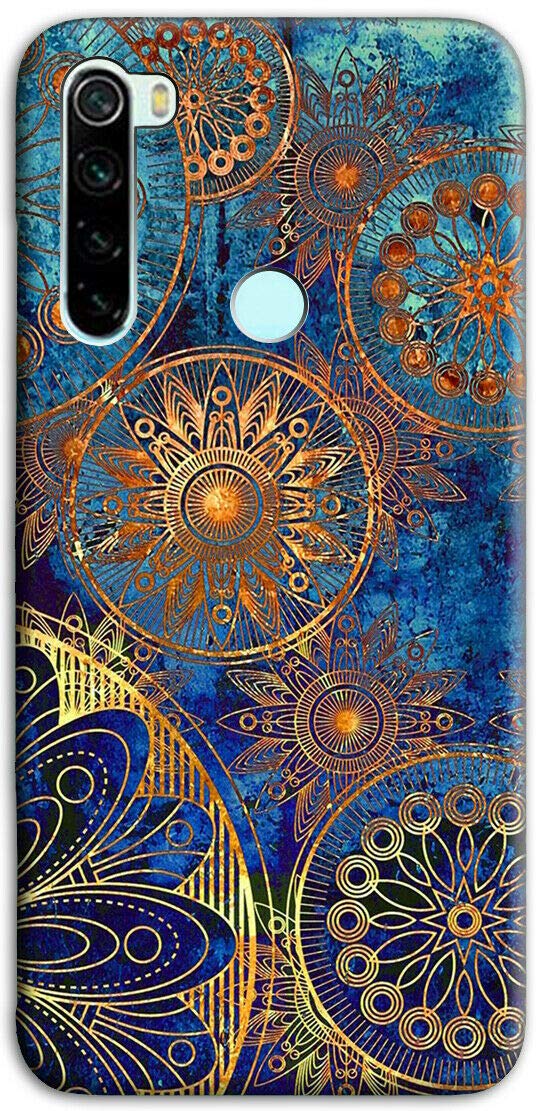Cover Mixroom Per Xiaomi Mi 8, Custodia In TPU Silicone Morbido Con Stampa Mandala Oro, H121