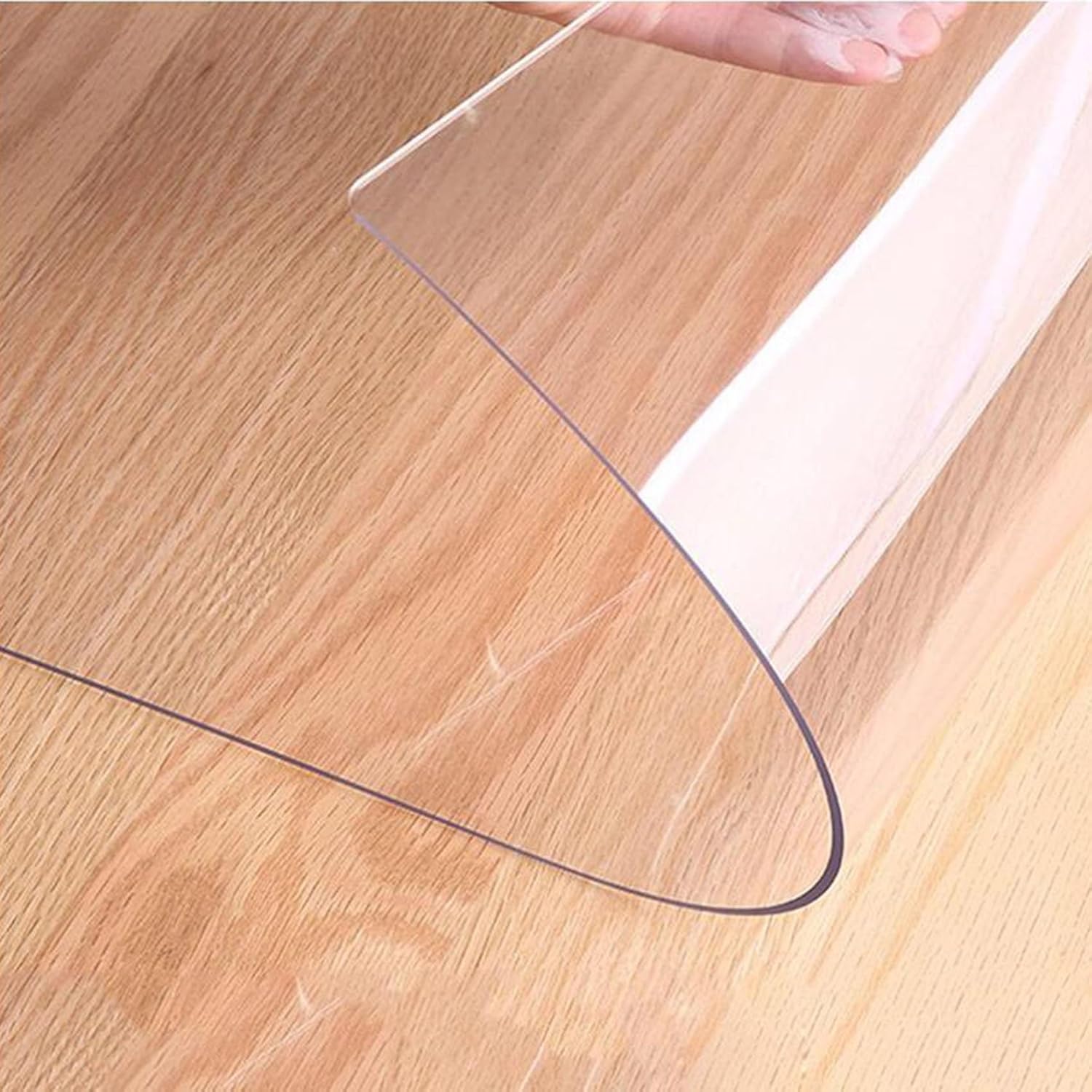 Transparent Chair Mat Chair Mat,PVC Non-Slip Transparent Rectangle Floor Protector,2.0mm for Hard Floor Carpet Protection,60/80/100/120/140cm Wide,Clear Chair M,2mm-140x200cm/4.6x6.56ft