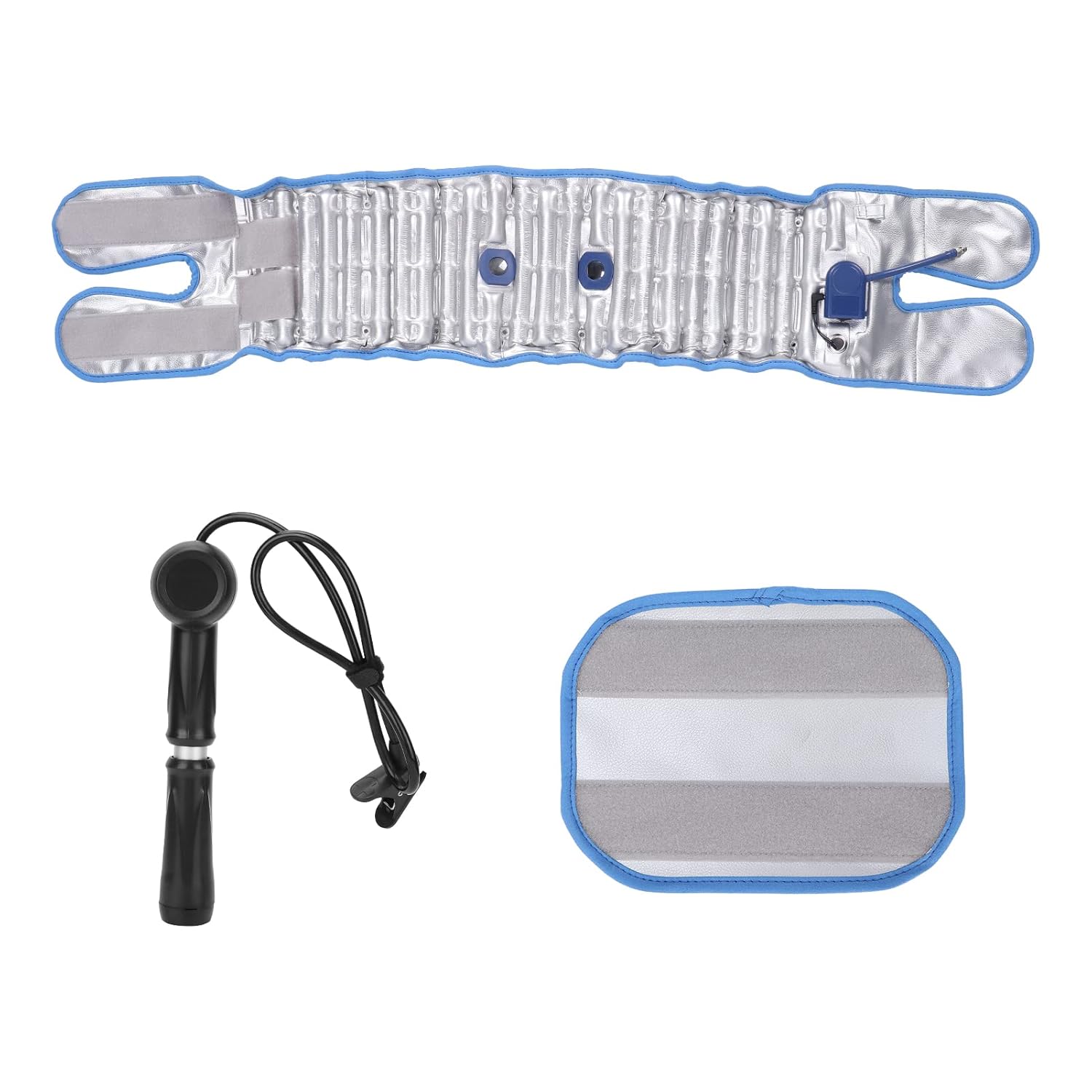 Kikumi [Heated Decompression Back Belt] Portable Lumbar Traction Device with Thermal Pad