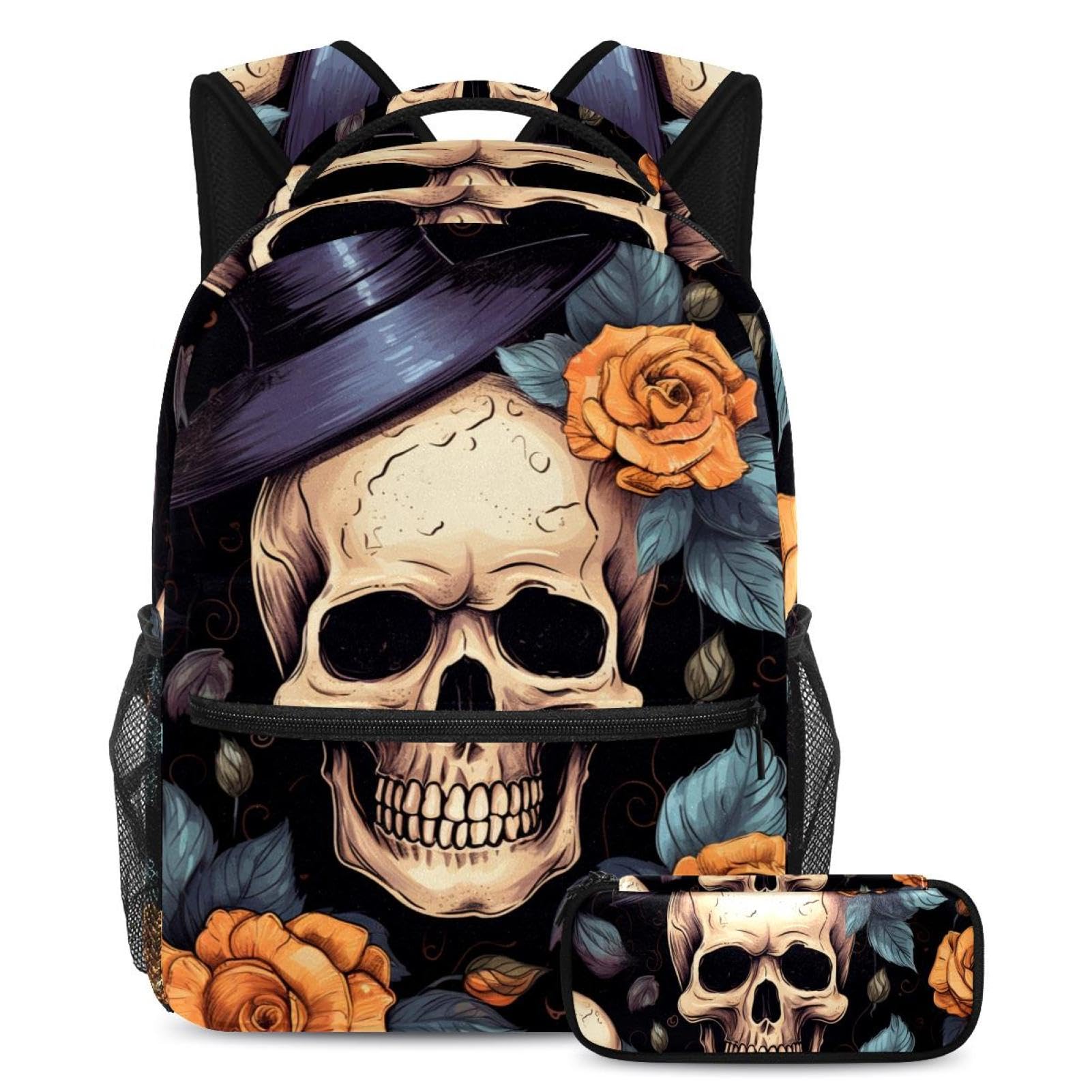 Ensemble sac à dos 2 pièces pour garçons et filles à grande capacité