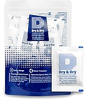 Vista 1 de Dry & Dry Paquetes de gel de sílice de 0.18 oz 30 paquetes Deshumidificadores desecantes de gel de sílice, paquetes de gel de sílice, absorbentes