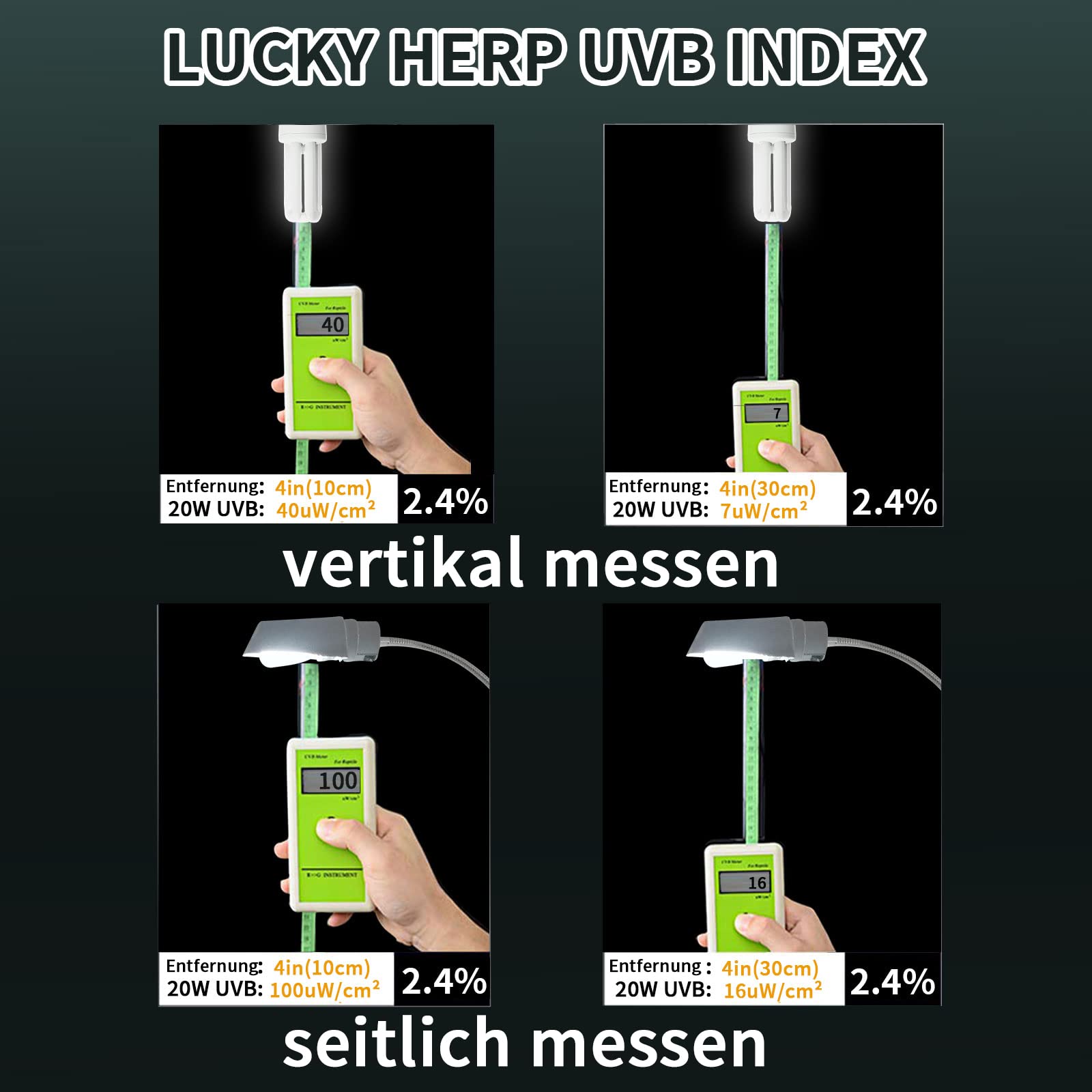 LUCKY HERP UVA UVB Ampoule pour oiseaux 2.4 UVB 20W Lampe fluorescente compacte pour toutes sortes d'oiseaux captifs