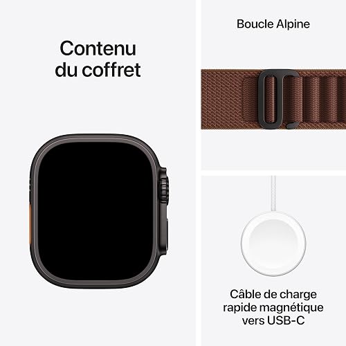 Apple Watch Ultra 4 GPS + Cellular, 49 mm Titangehäuse Schwarz - 7