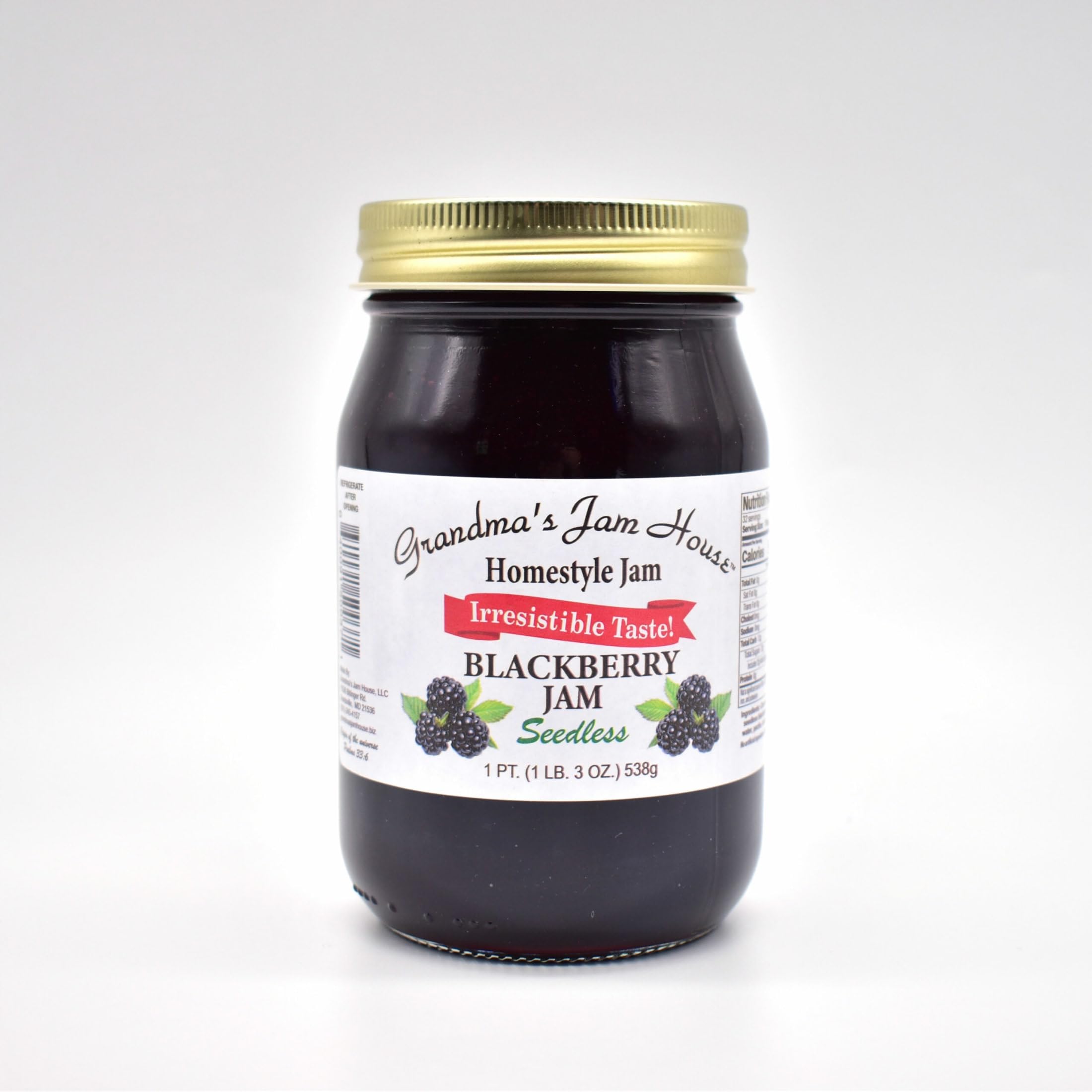 最終値下げ！ Blackberry JAM honeyberry Amazon.com: Homestyle Seedless Blackberry Jam - One Pint