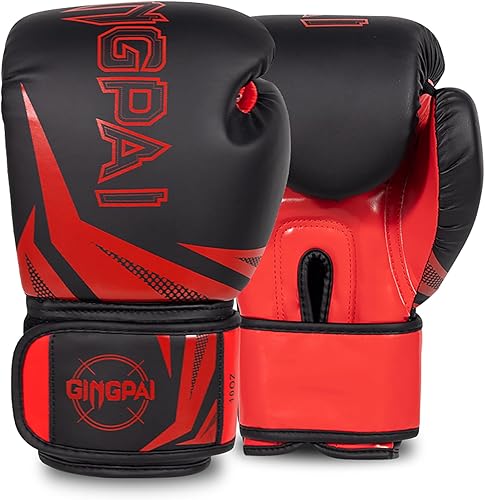Guantes de boxeo, entrenamiento de boxeo profesional, guantes de kickboxing para hombres, mujeres, adultos, niños, acolchado de varias capas, para