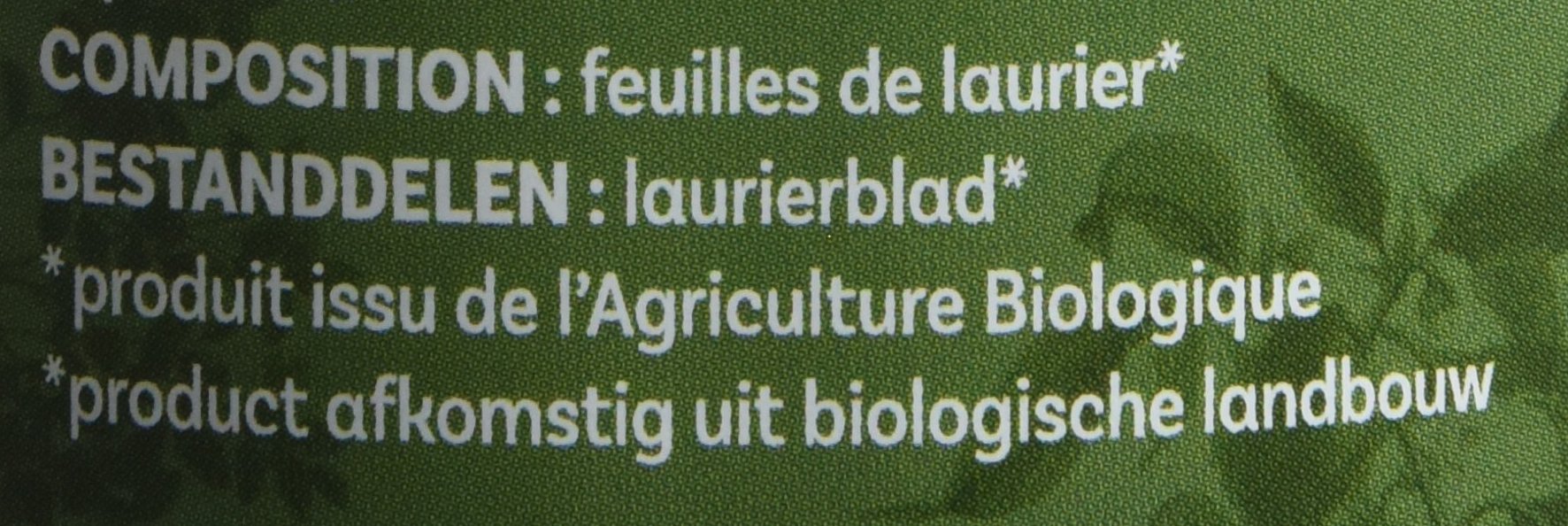 Cook Laurier Feuilles Pot Bio 10 g - Lot de 3