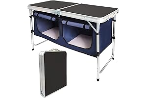 Camping Table with Storage, Your Outdoor Adventure Essential