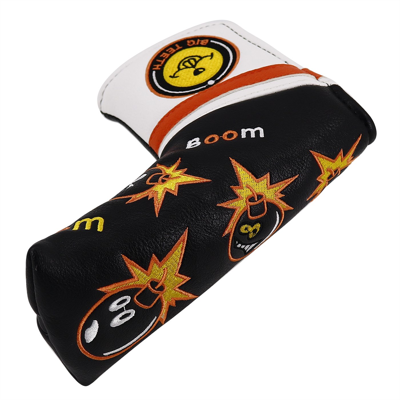 BIG TEETH Golf Blade Putter Head Cover Ping-type Magnetico Club Protector Bomba Per Scotty Cameron Taylormade Odyssey Headcover