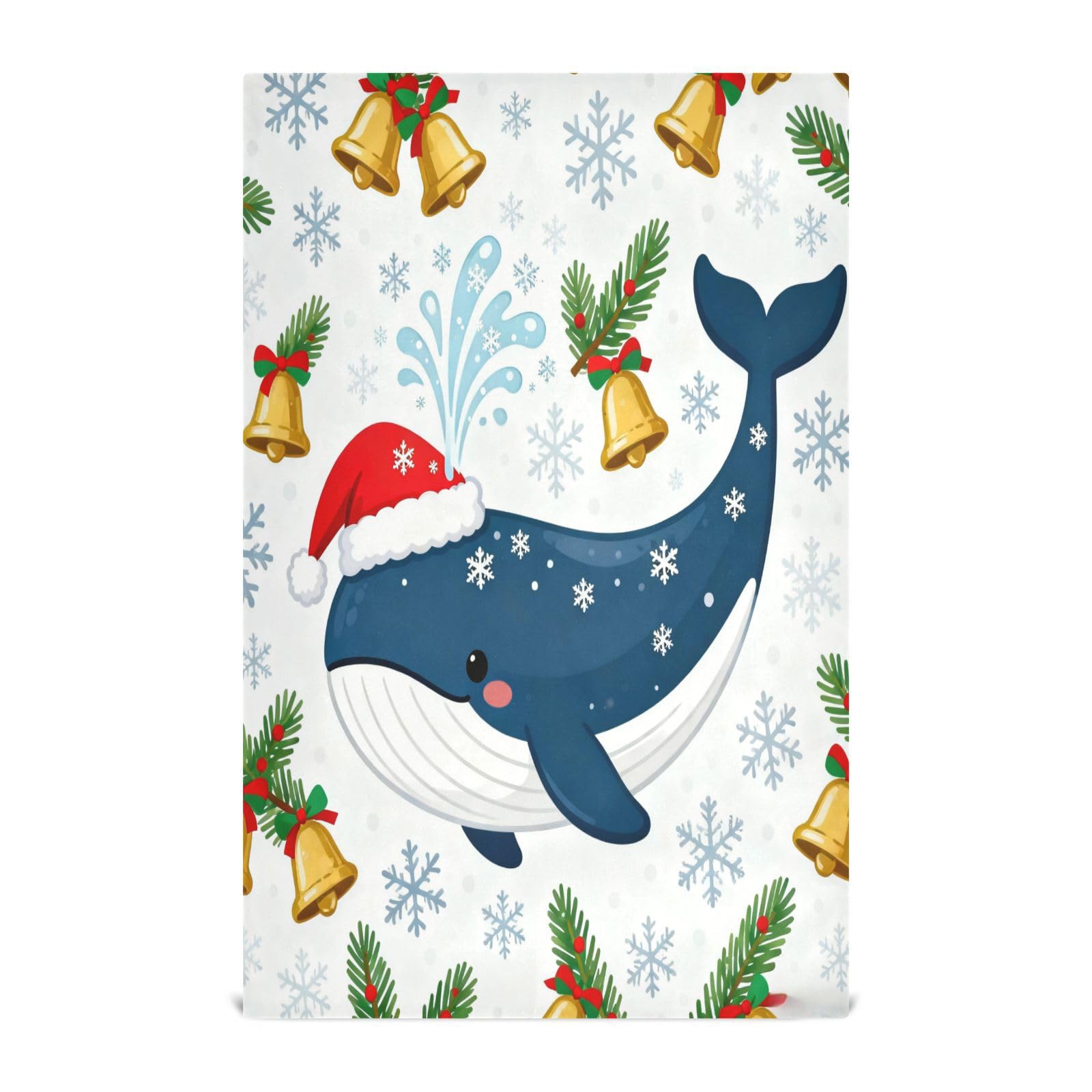 Toallas de mano de cocina absorbentes de 28 x 18 pulgadas con diseño de Navidad