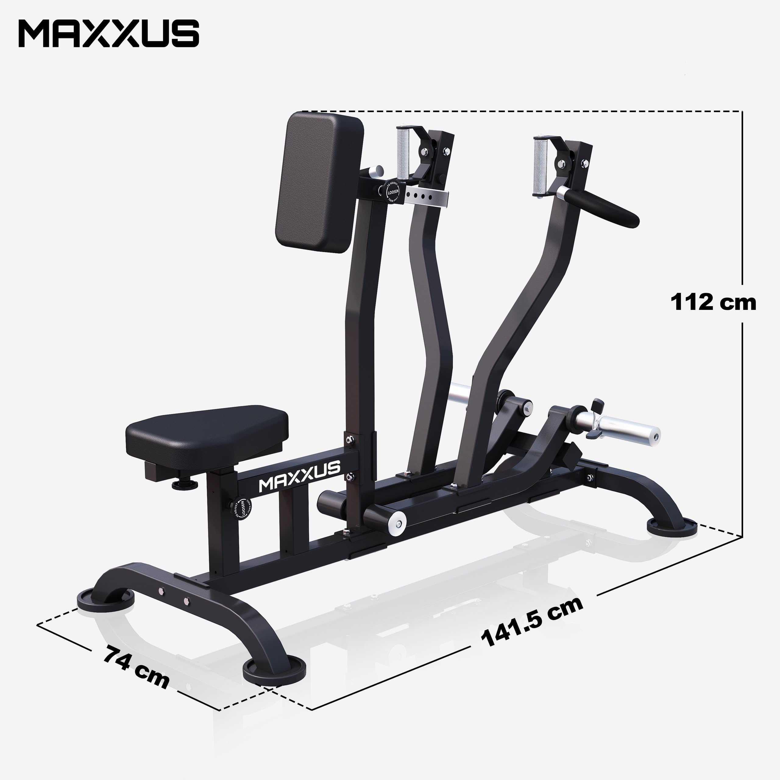 MAXXUS® Macchina Rematore Max 200 kg, Dischi 30/31 e 50/51 mm