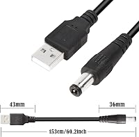 GINTOOYUN USB 2.0 - DC 5V Univerzális Töltőkábel 10 Csatlakozóval, 153 cm - Routerekhez, Hangszórókhoz, Telefonokhoz, Ventilátorokhoz 6