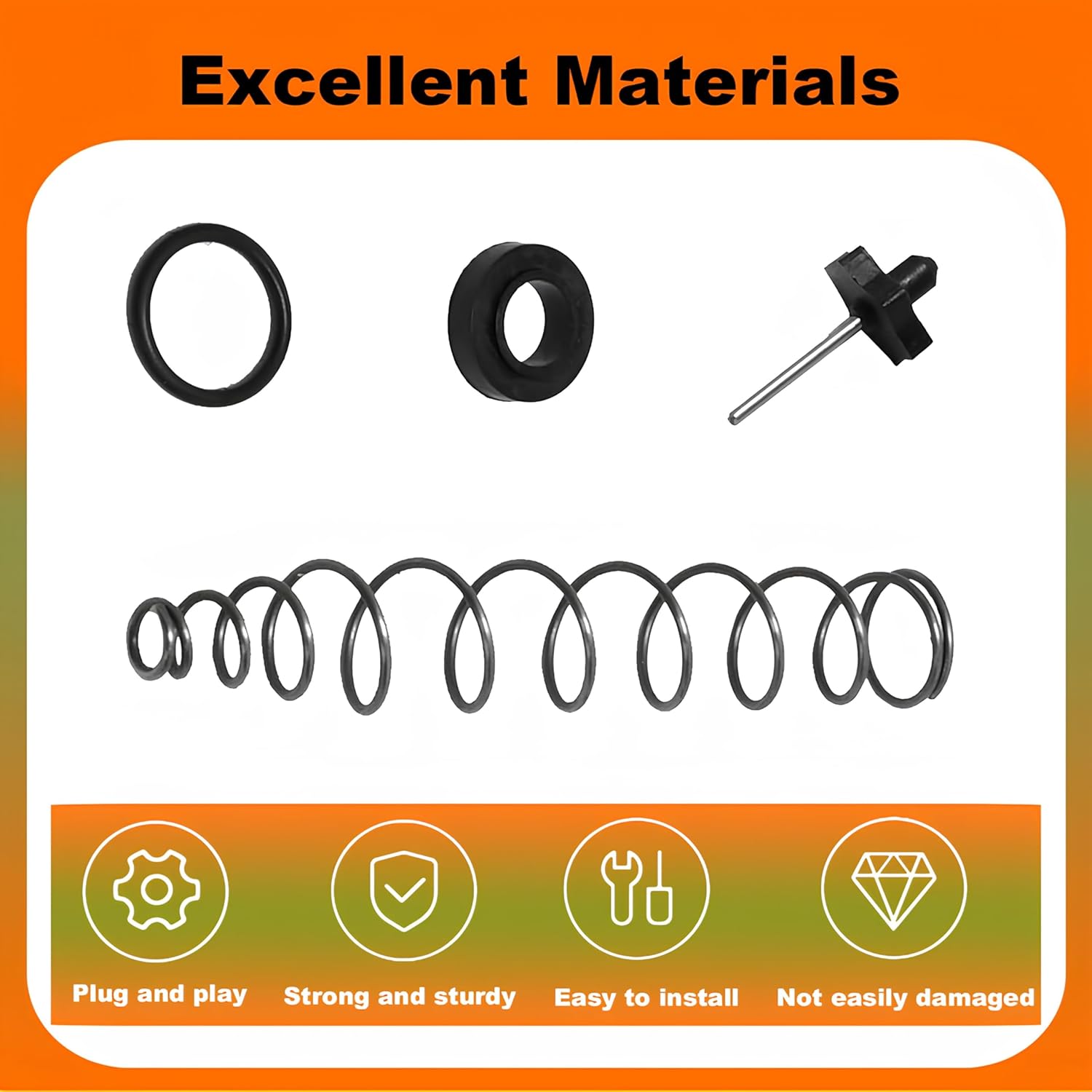 IM5100 Trigger Valve Kit With IM5100-20A IM5100-22A Fit For PH2045 PH2050 Air Hammers FAR720 FAR7200 Air Ratchets IM5100 Impact Wrenches Replacement Parts