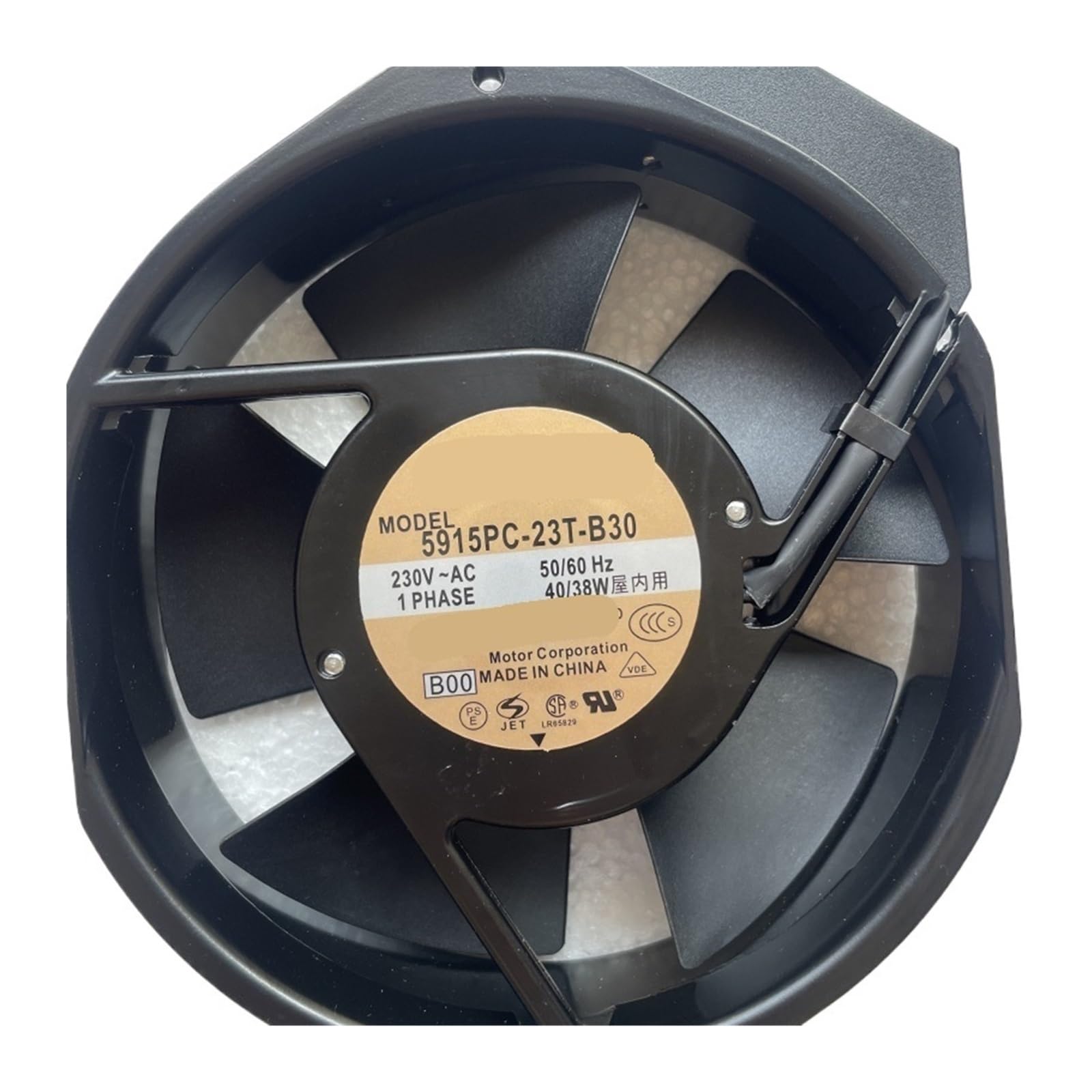 YMUGUEGH 5915PC-23T-B30 AC230v 172 * 150 * 38mm 2700RPM 17.2cm AC cooling fan
