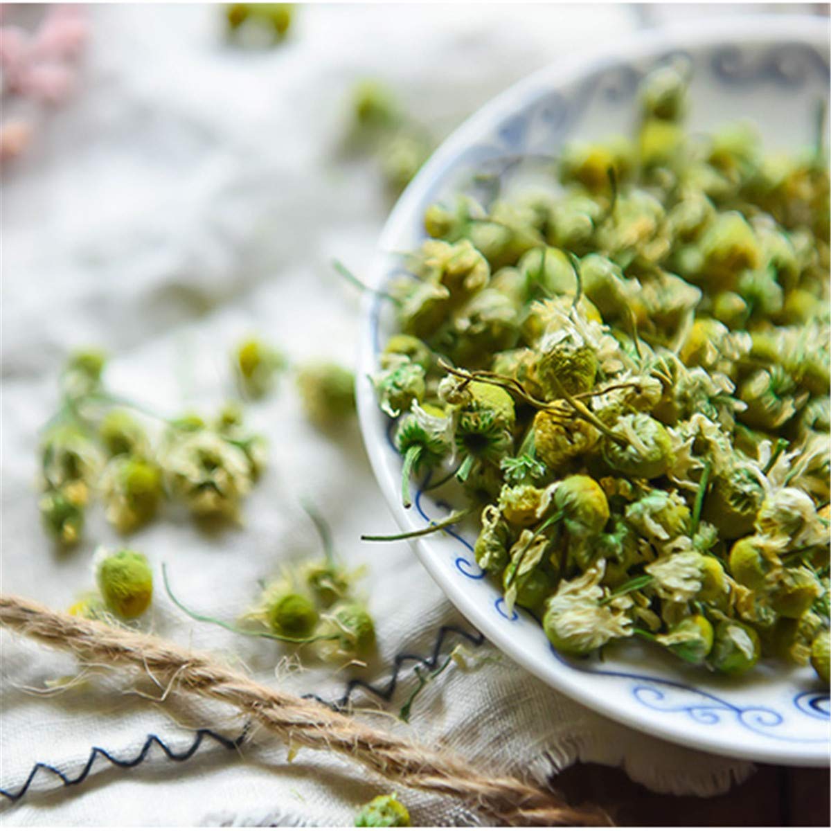 Té de hierbas Té de flores Manzanilla orgánica Materia prima Té a granel (500g)