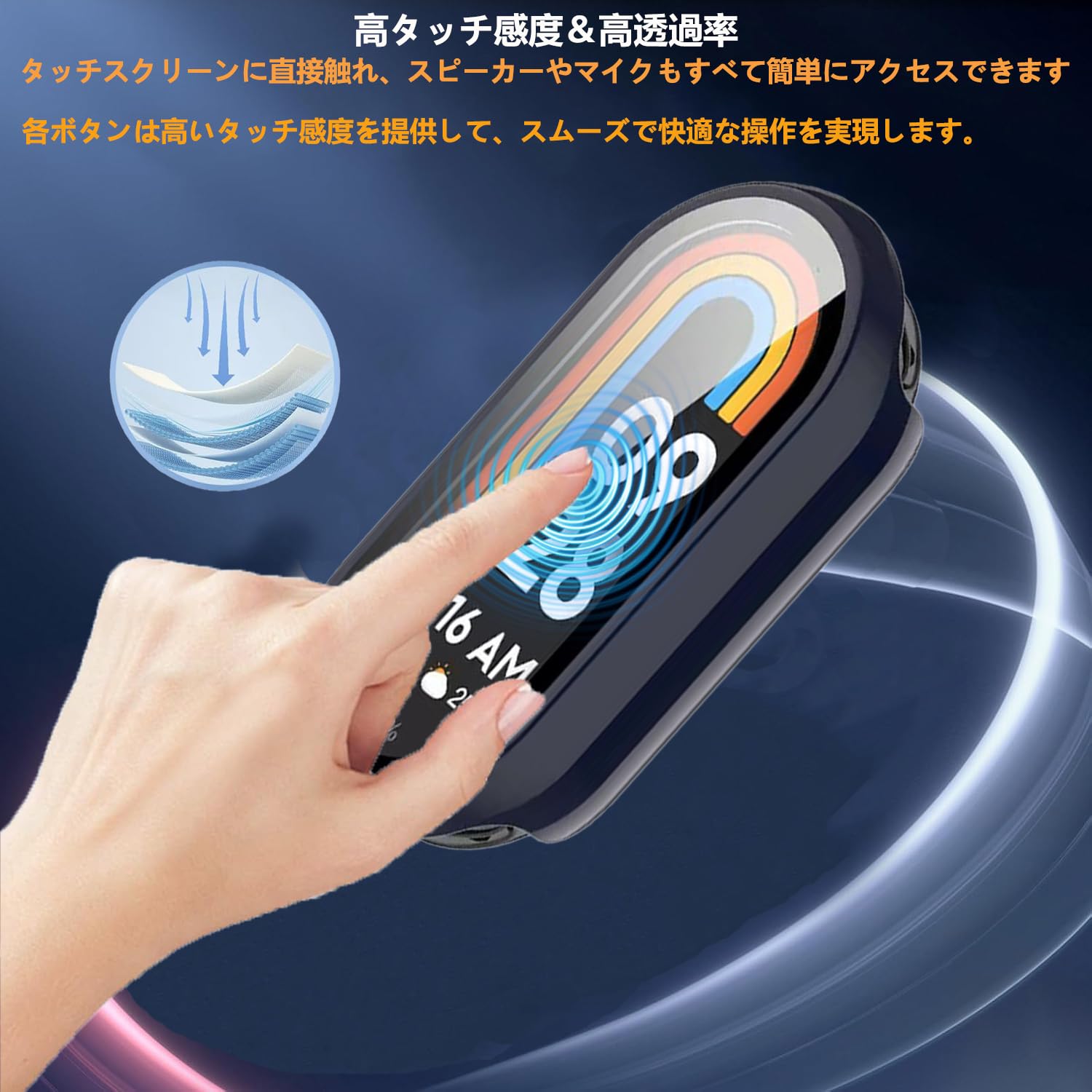 Amazon.co.jp: For xiaomi smart band 10 カバー 対応 xiaomi smart 