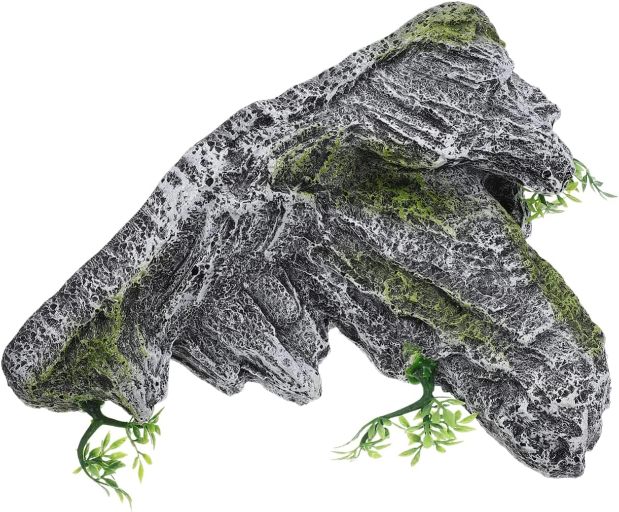 BESPORTBLE Aquarium Simulation Rockery Ornament Lightweight Resin Underwater Decoration for Fish Tanks Safe Rockery Figurine for Fish Cave Aquatic Landscape