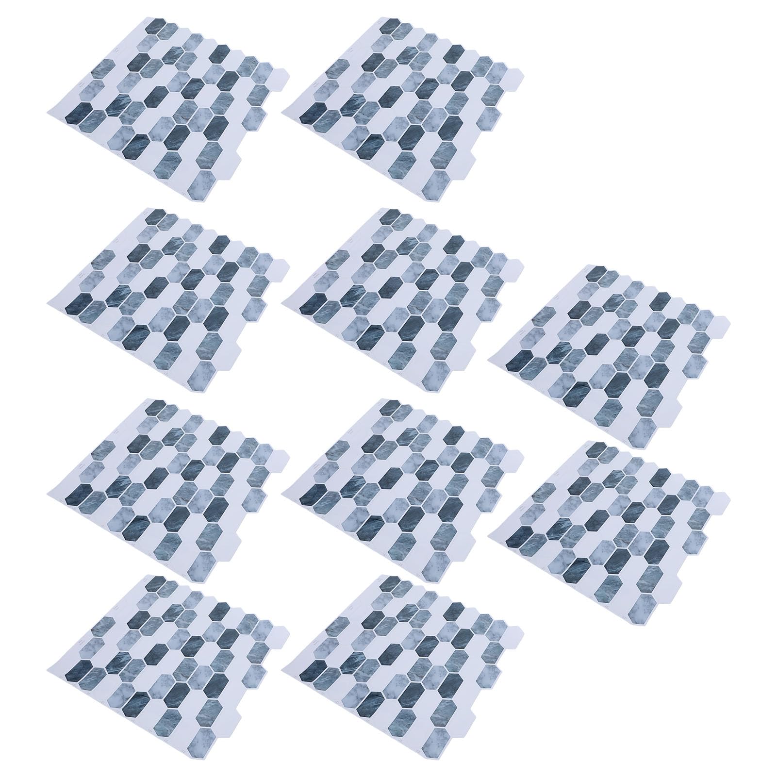 Eujgoov Samoprzylepne Płytki ścienne 3D Naklejki ścienne 12x12 Cal Wodoodporne Odklejane i Przyklejane Płytki do łazienki Kuchnia Backsplash Wystrój Mebli