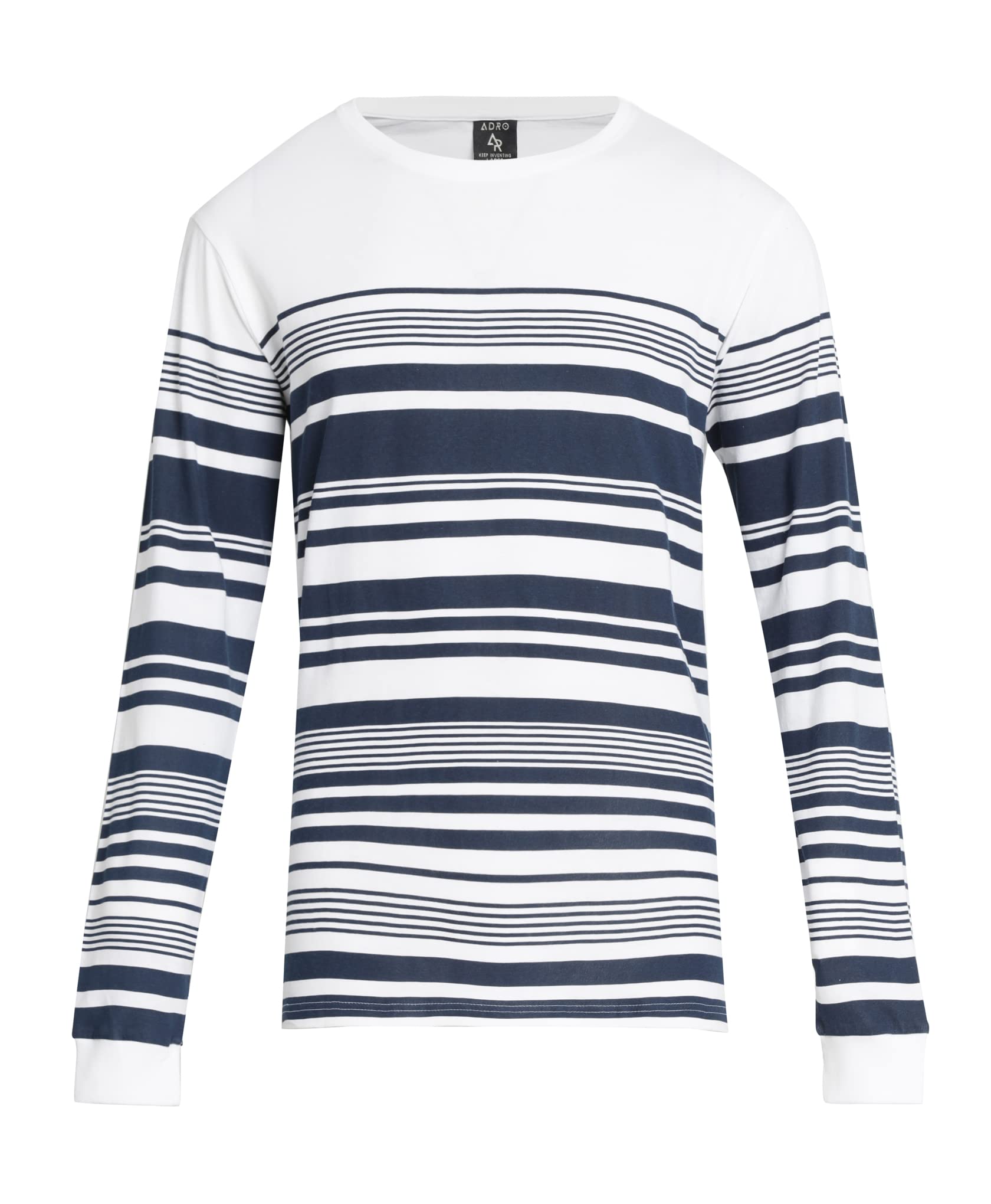 ADROMen's Full Sleeve Cotton Color Block T-Shirts